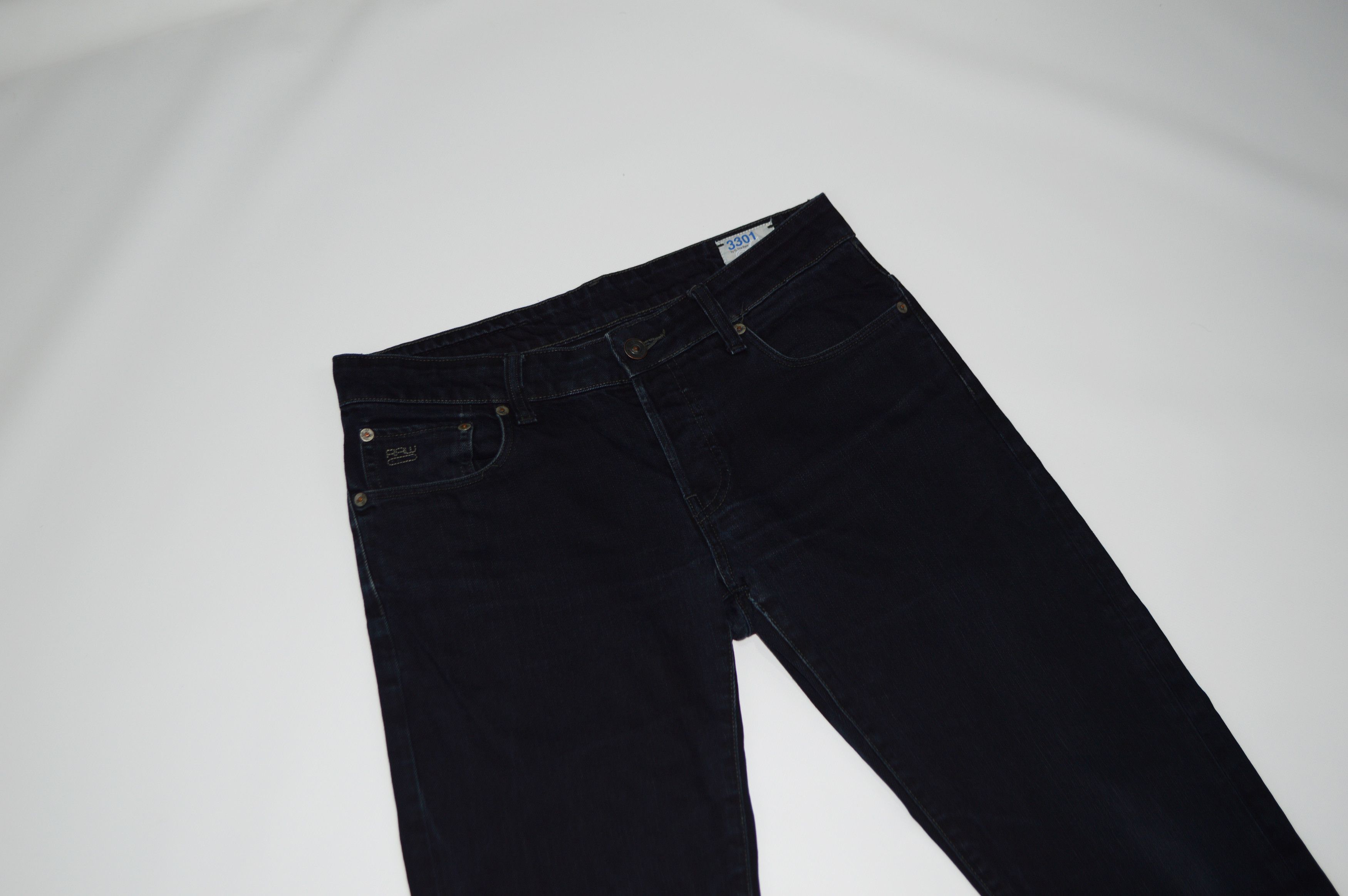 G-Star G-Star 3301 Low Tapered Denim Jeans Size US 31 - 2 Thumbnail