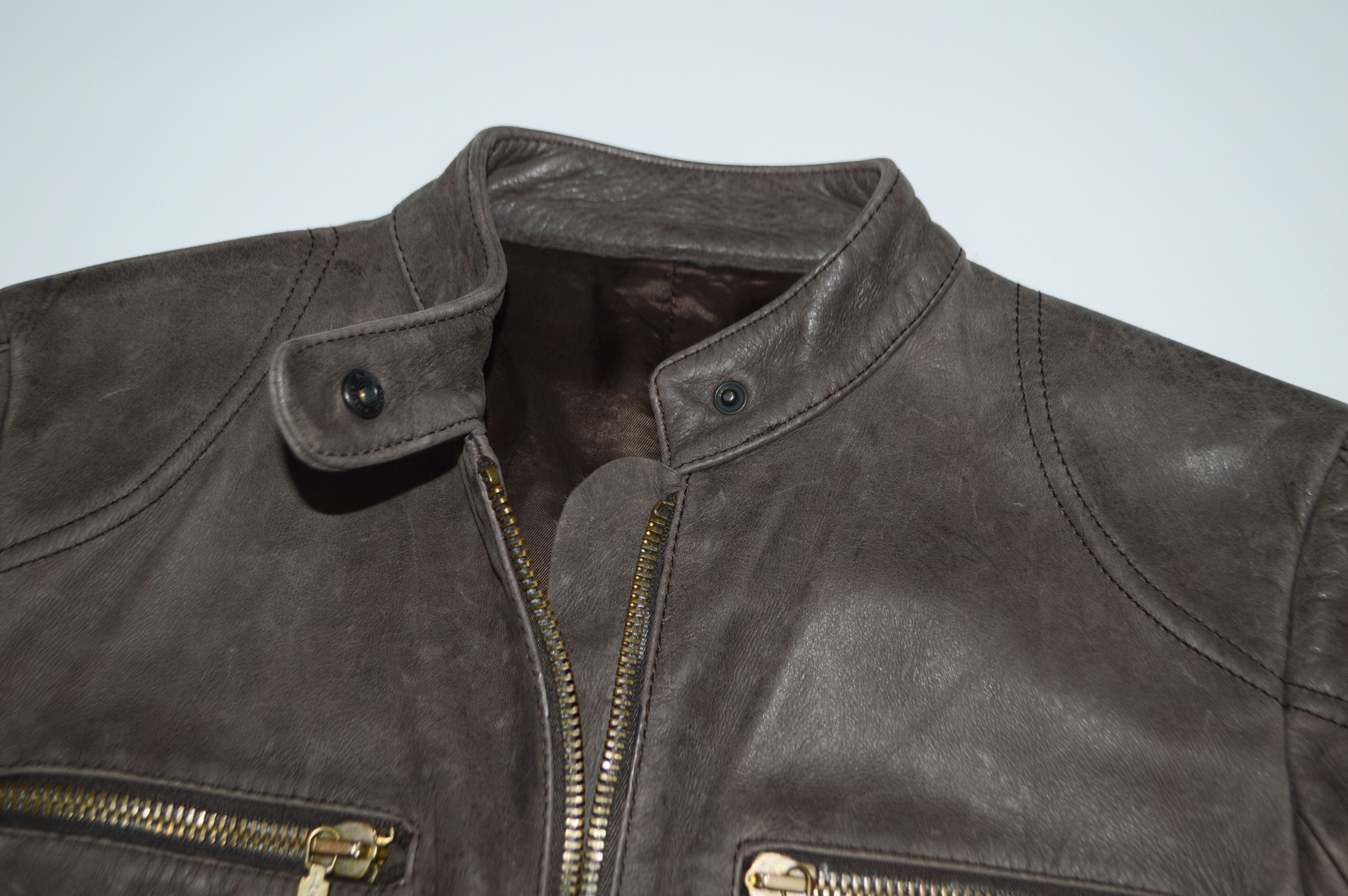 Iceberg Vintage Iceberg Leather Bicker Jacket Size S / US 4 / IT 40 - 5 Thumbnail