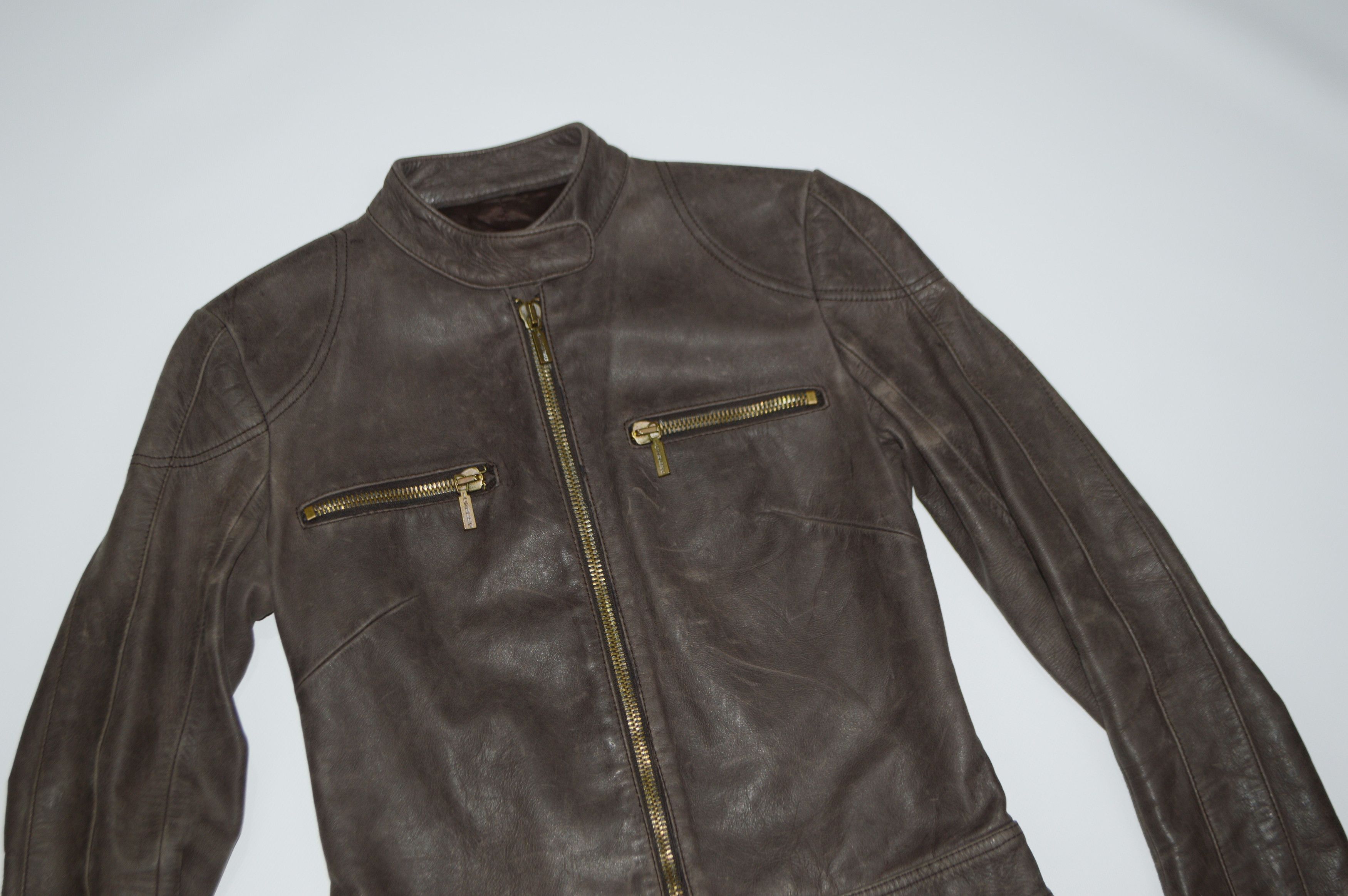 Iceberg Vintage Iceberg Leather Bicker Jacket Size S / US 4 / IT 40 - 2 Thumbnail