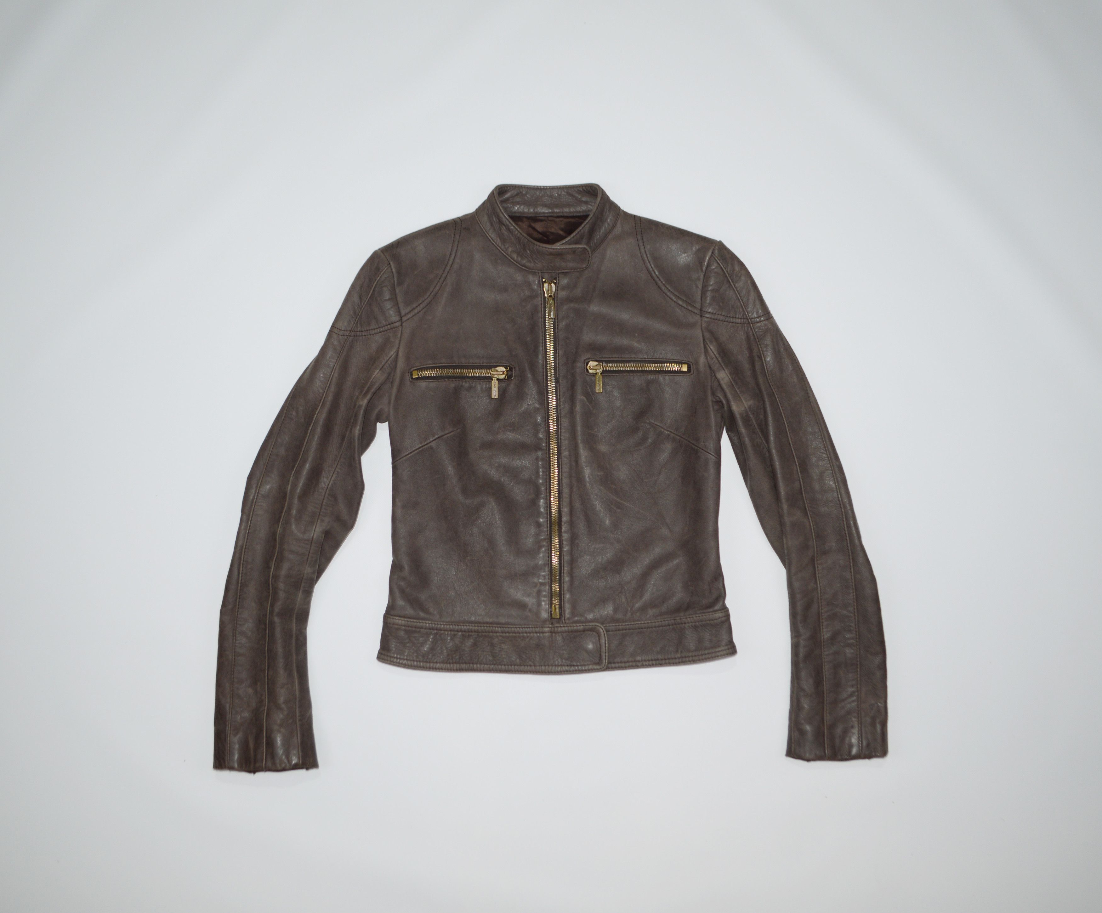 Iceberg Vintage Iceberg Leather Bicker Jacket Size S / US 4 / IT 40 - 1 Thumbnail