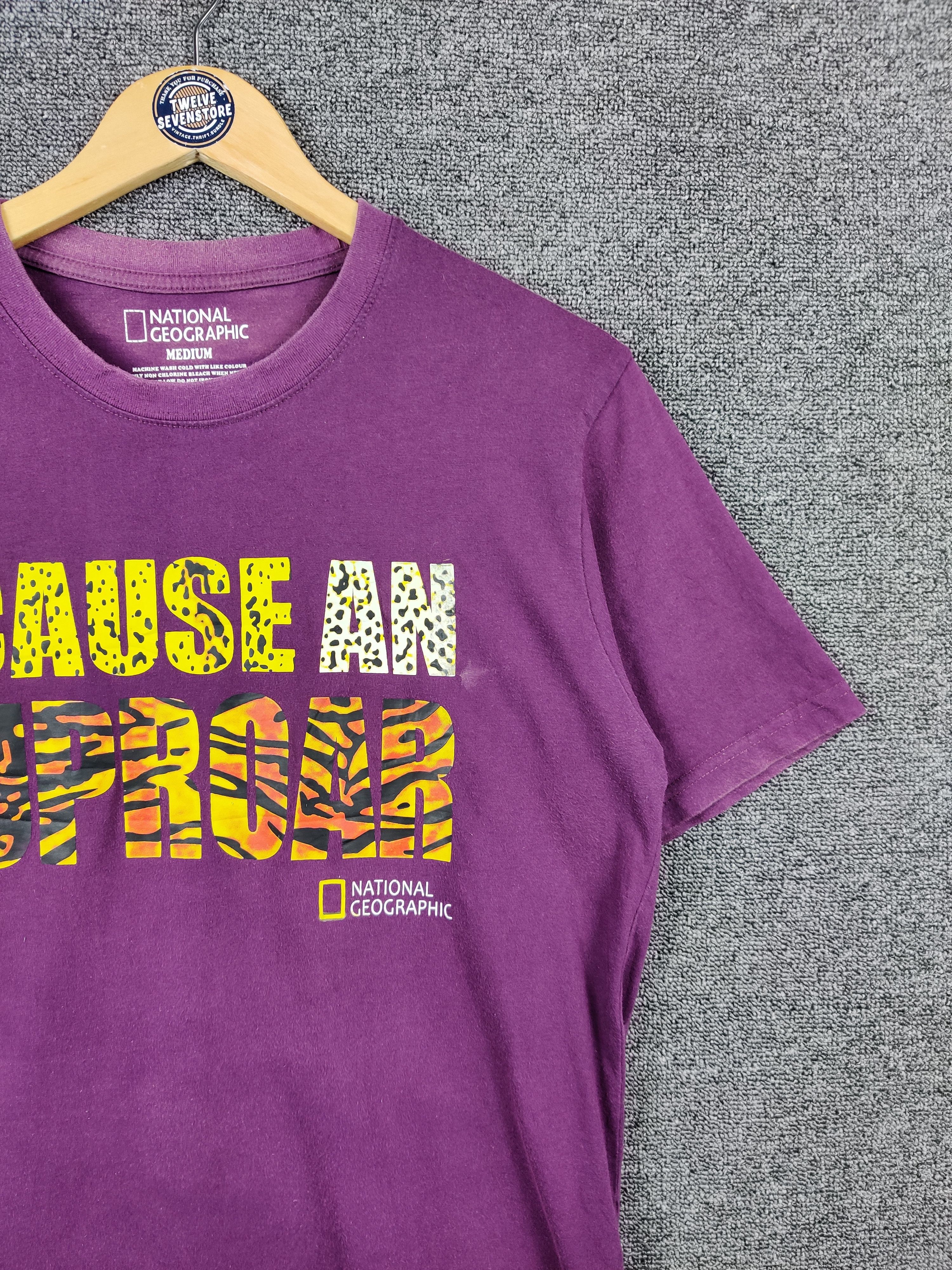 Vintage Vintage National Geographic Cause An Uproar Tees Tshirts Size US M / EU 48-50 / 2 - 3 Thumbnail