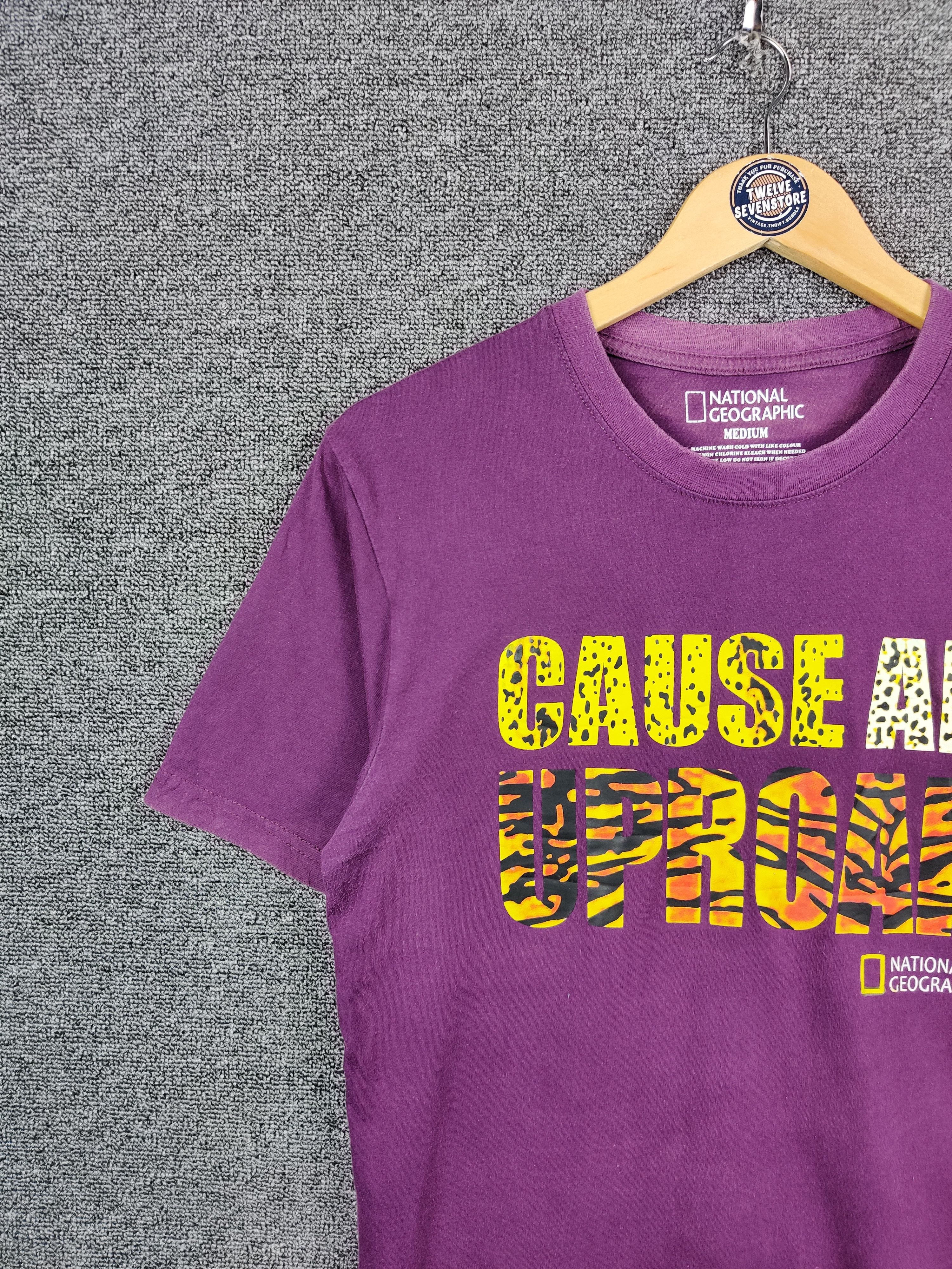 Vintage Vintage National Geographic Cause An Uproar Tees Tshirts Size US M / EU 48-50 / 2 - 5 Thumbnail