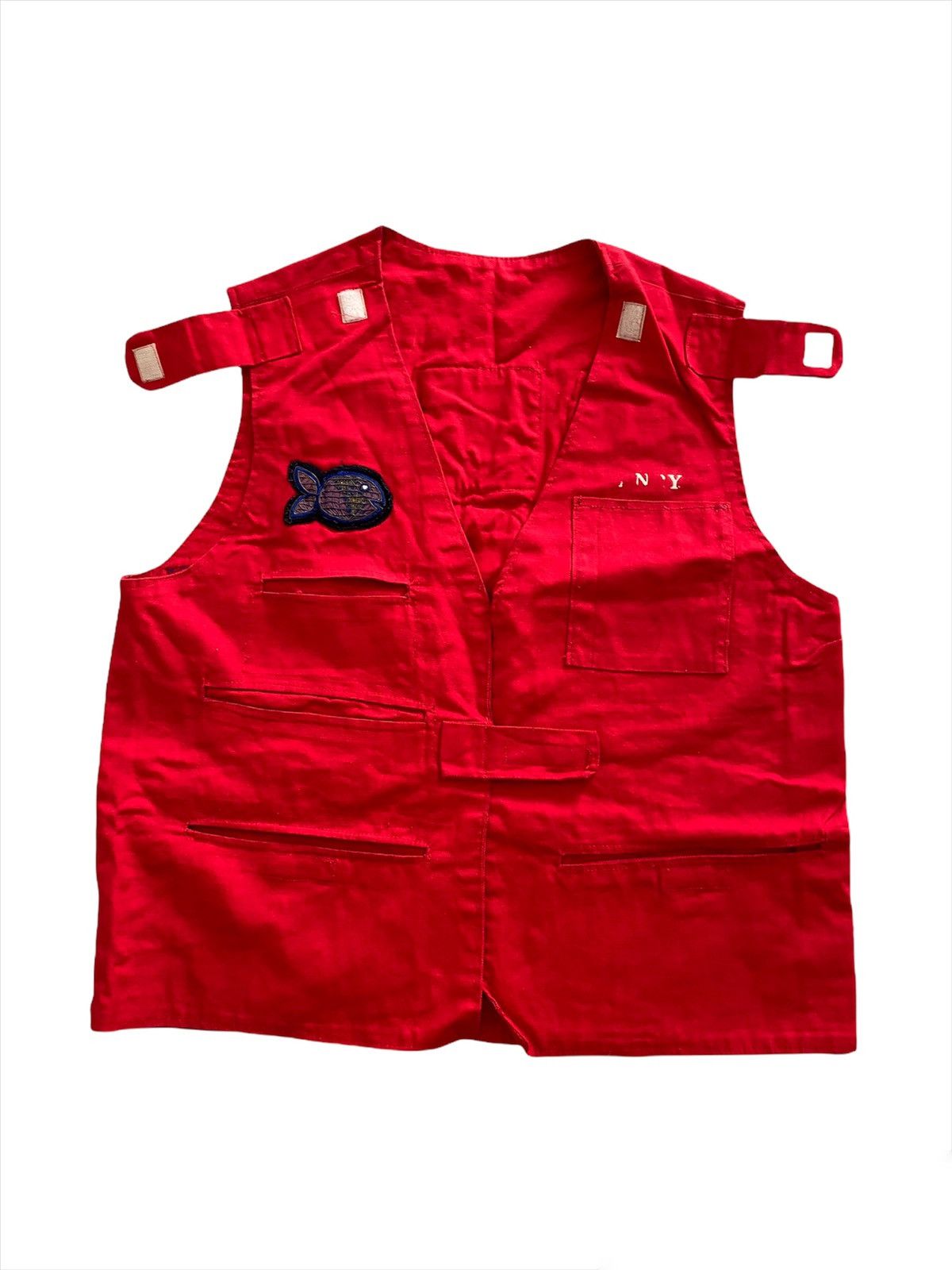 Japanese Brand × Vintage 💥best offer💥Vintage W'POON vest wold Champion Cup fishing Size US L / EU 52-54 / 3 - 3 Thumbnail