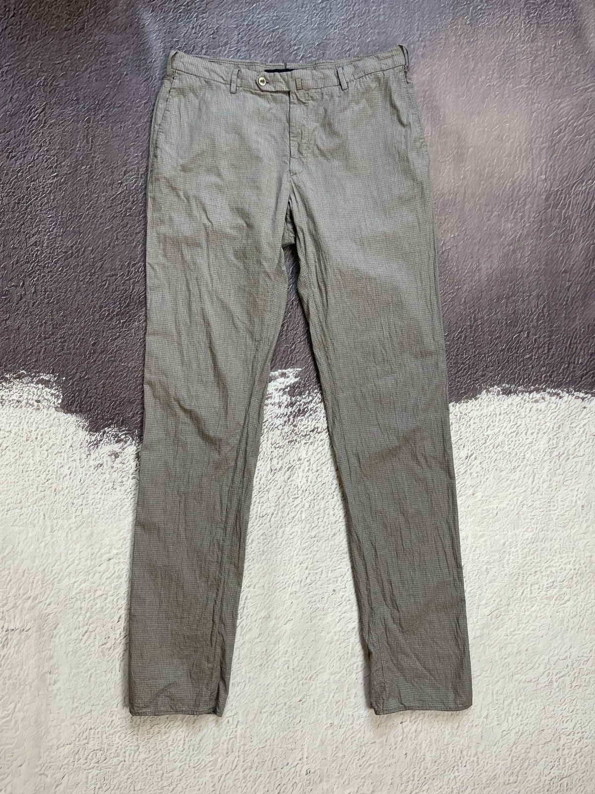 Incotex Incotex Venezia 1951 lightweight checkered chino pants Size US 36 / EU 52 - 3 Thumbnail