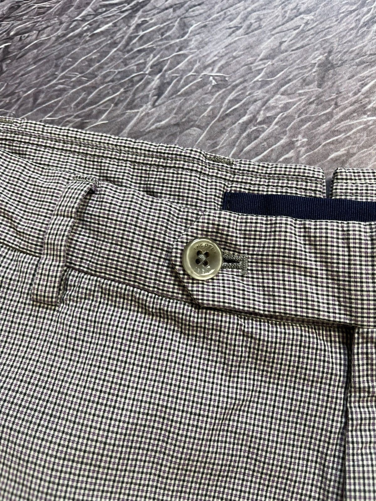 Incotex Incotex Venezia 1951 lightweight checkered chino pants Size US 36 / EU 52 - 10 Thumbnail