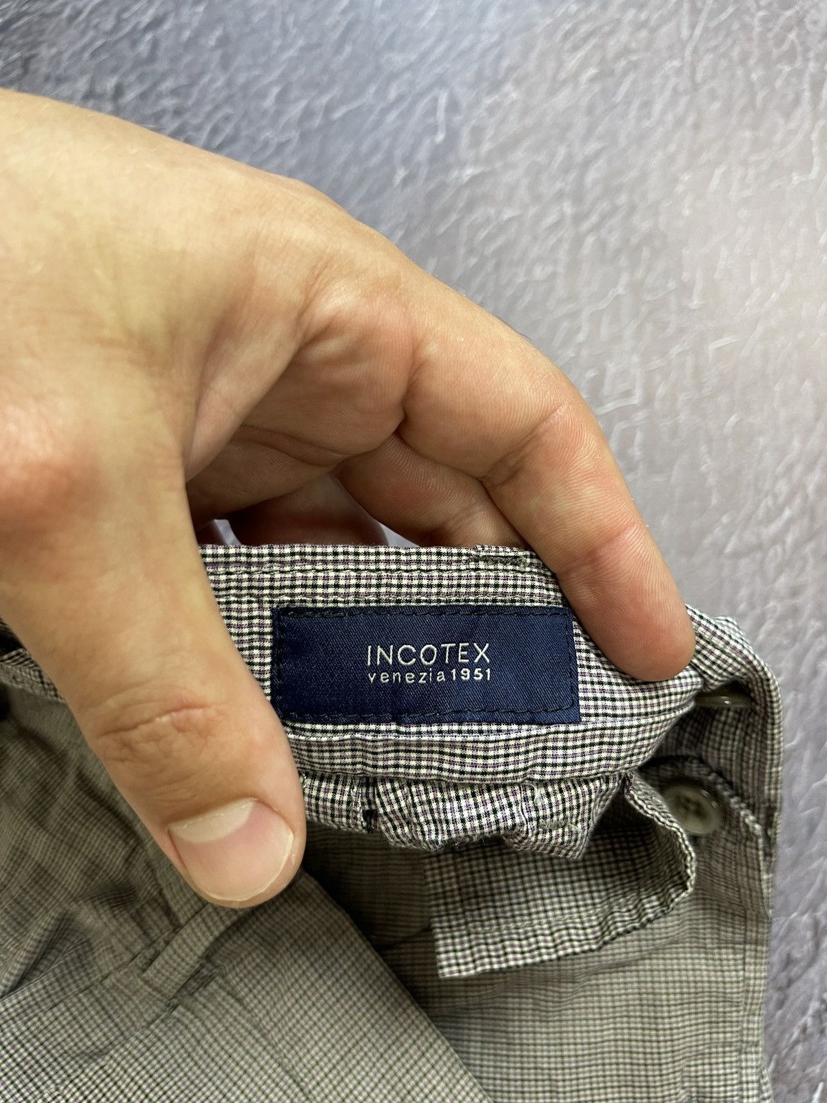 Incotex Incotex Venezia 1951 lightweight checkered chino pants Size US 36 / EU 52 - 12 Thumbnail