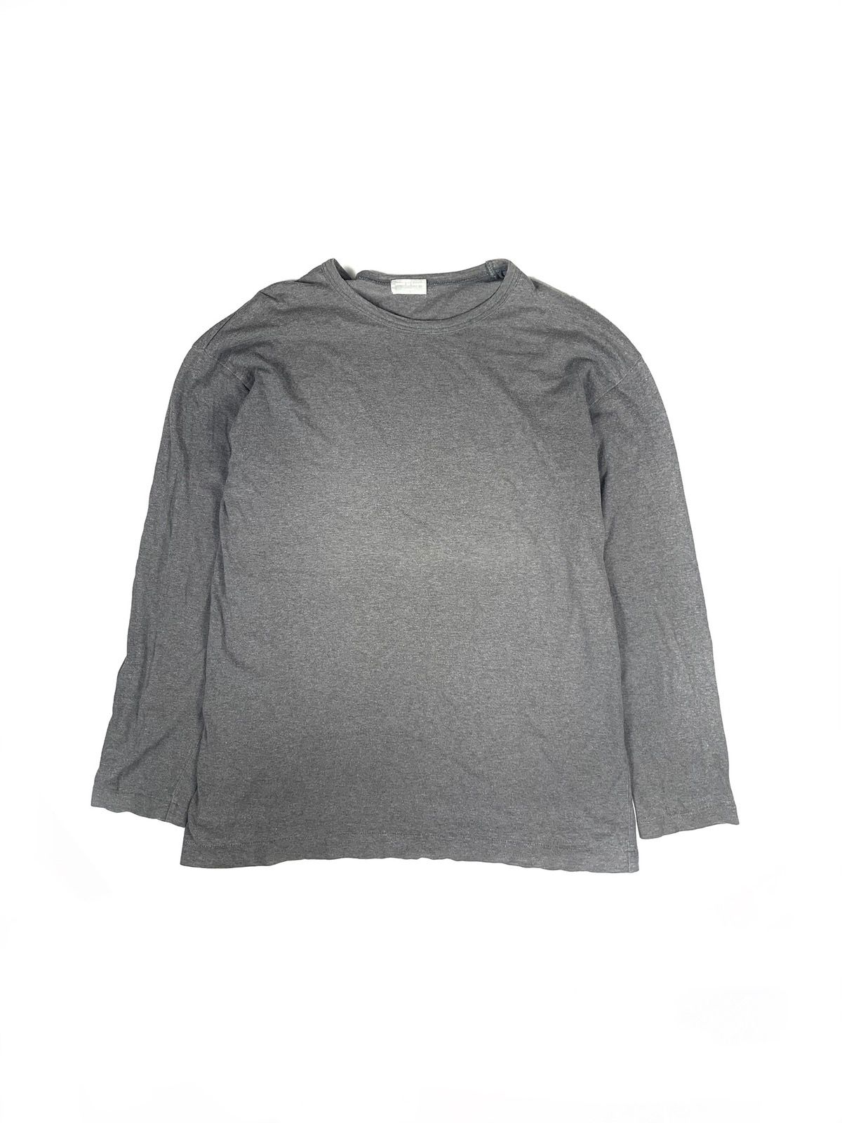 Pre-owned Comme Des Garcons X Comme Des Garcons Homme Comme Des Garçons Ss99 Grey Single Stitch Long Sleeve Tshirt (size Medium)