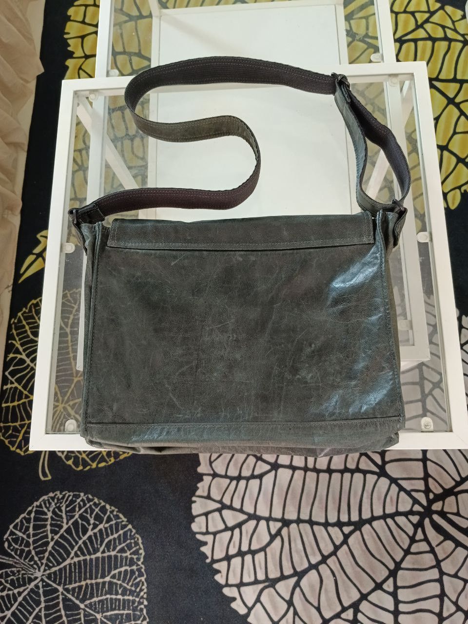 Leather BAGGY PORT LEATHER MESENGGER CROSSBODY BAG Size ONE SIZE - 2 Thumbnail