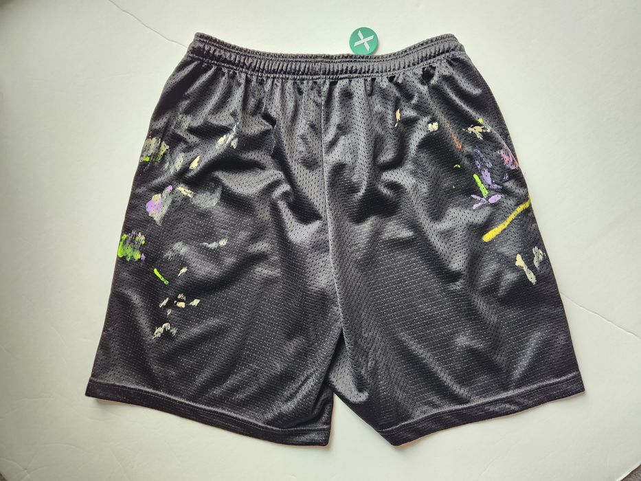 Splatter Mesh Shorts