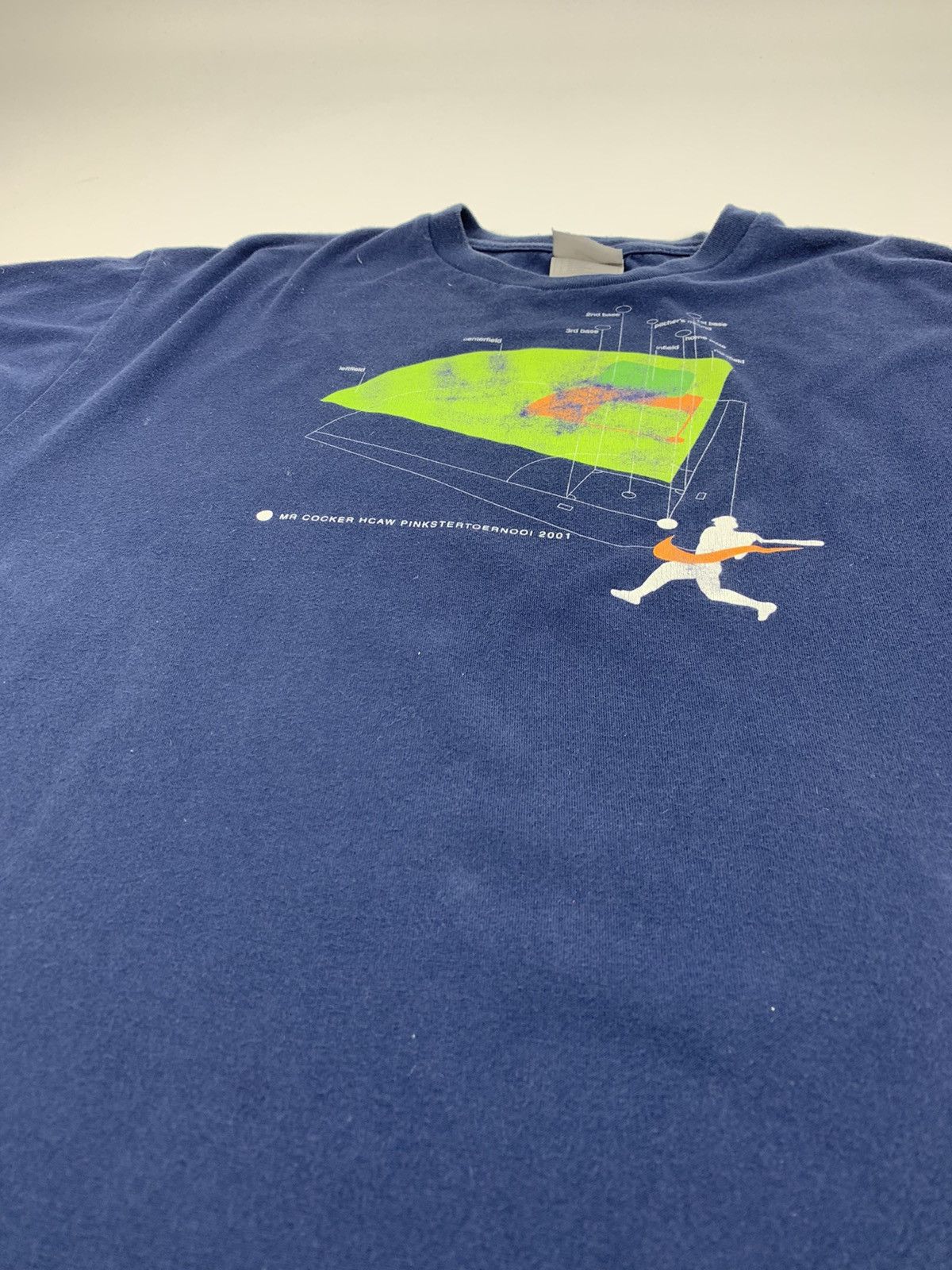 Nike × Vintage Nike HCAW MR Cocker Baseball Vintage T Shirt 2001 Size US XL / EU 56 / 4 - 3 Thumbnail
