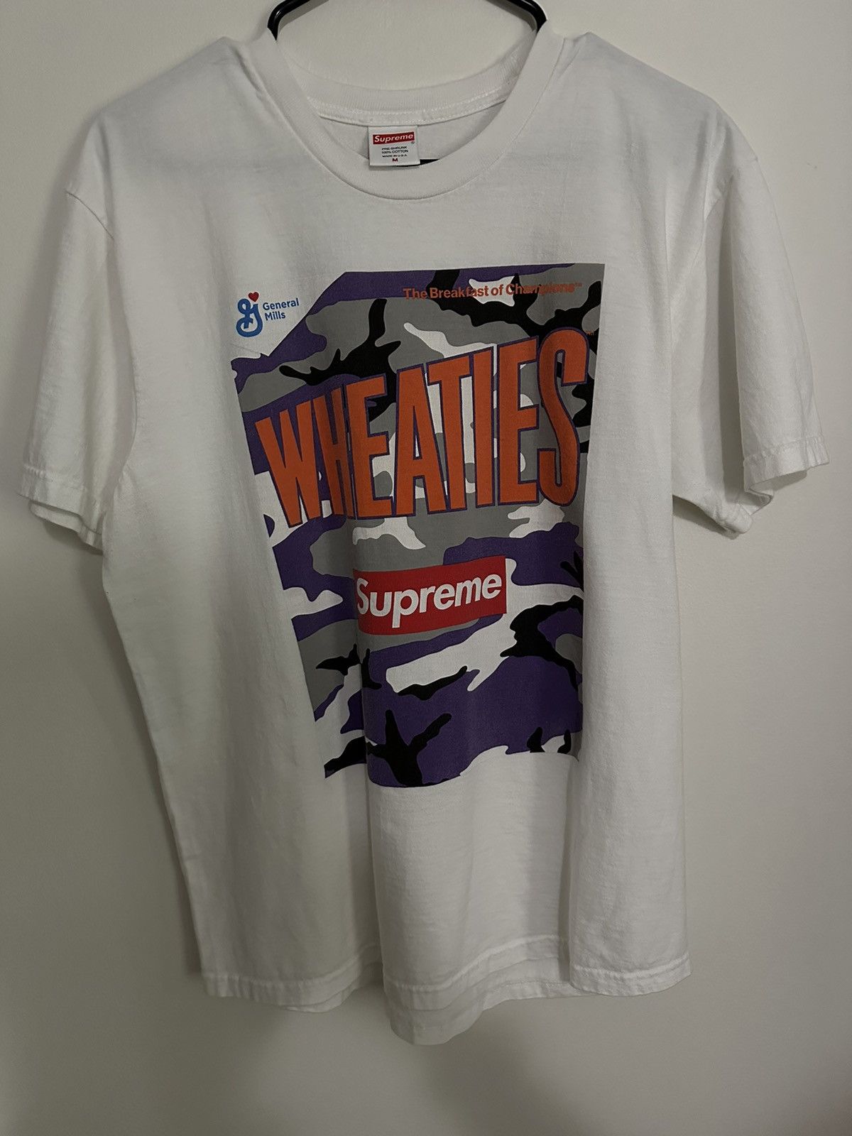 Supreme Supreme Wheaties Tee Size US M / EU 48-50 / 2 - 1 Thumbnail
