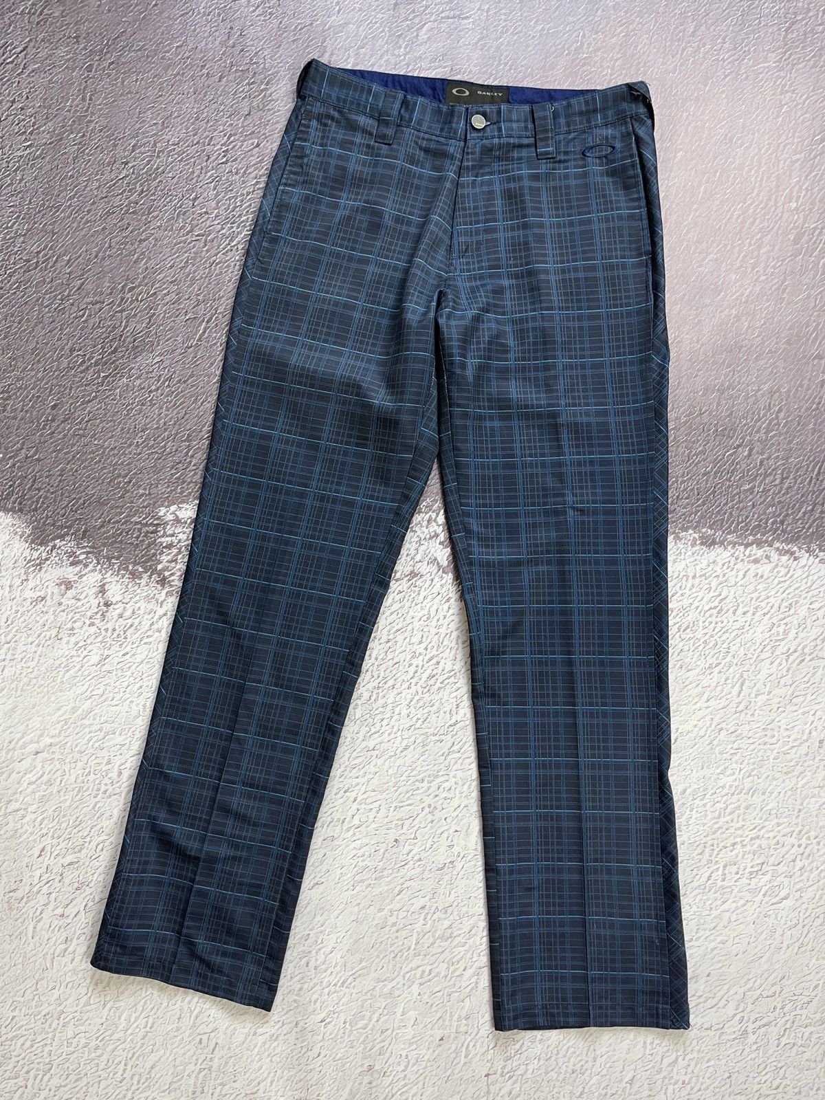 Oakley Oakley vintage checkered lightweight pants chino casual Size US 31 - 1 Thumbnail