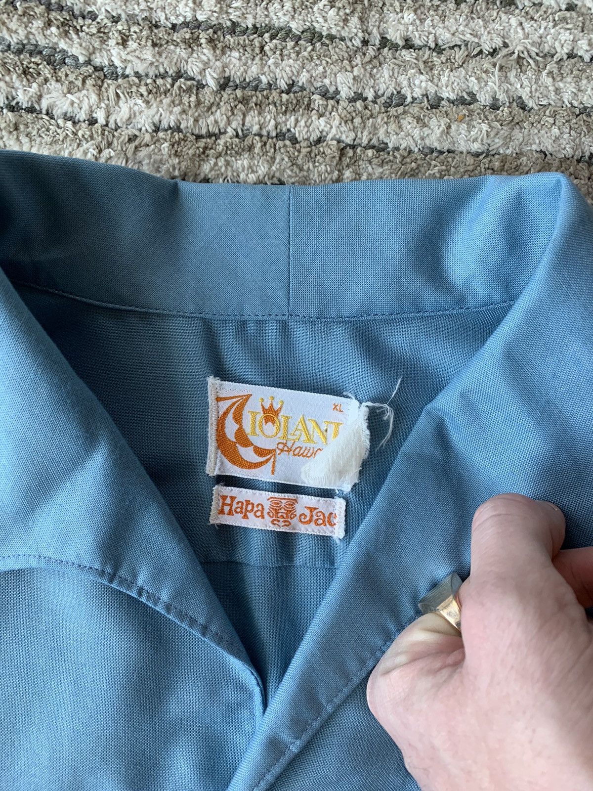 Vintage True Vintage Boxy Hawaiian Shirt Iolani 60s 70s Short Sleeve Size US XL / EU 56 / 4 - 5 Thumbnail