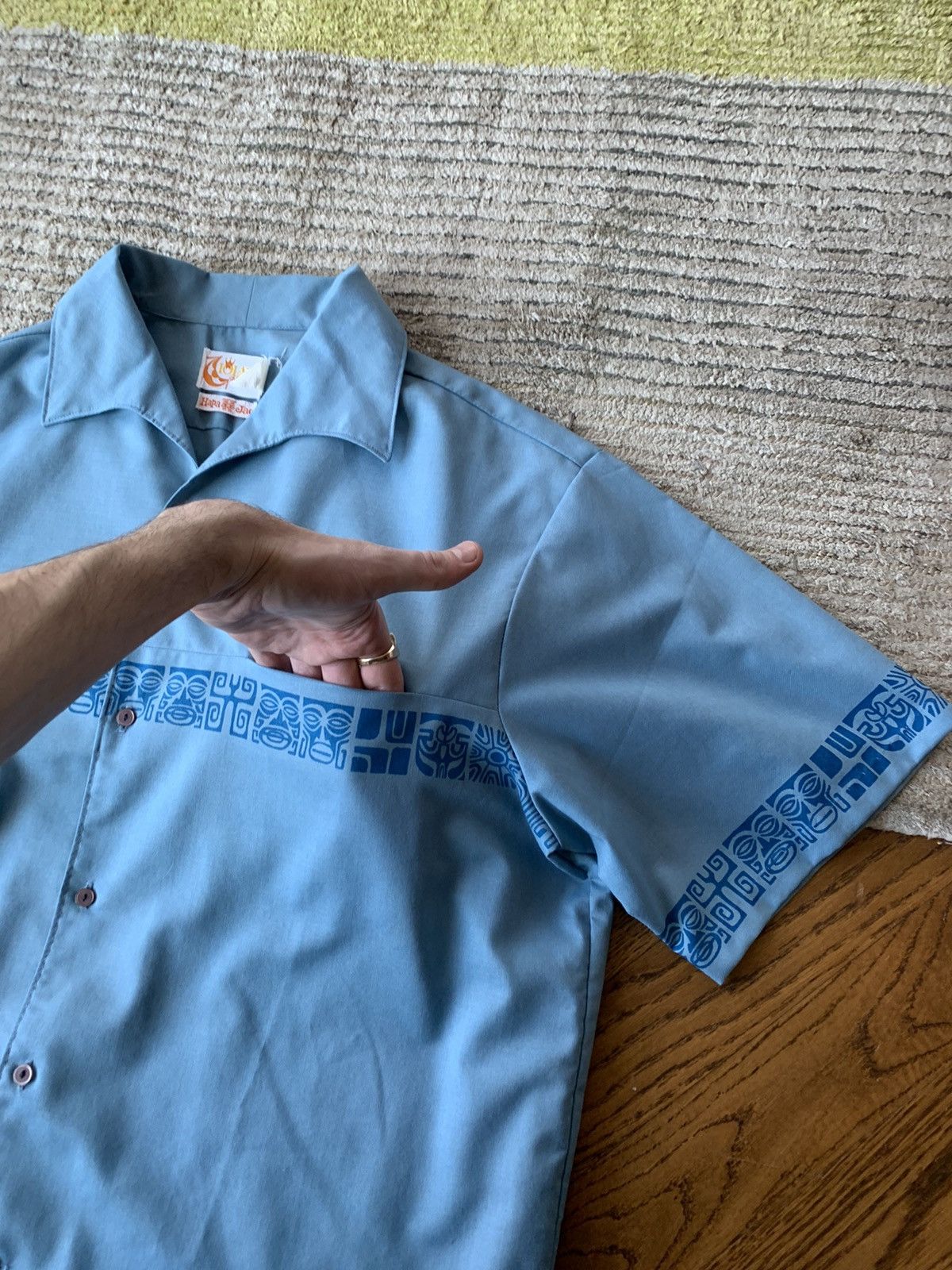 Vintage True Vintage Boxy Hawaiian Shirt Iolani 60s 70s Short Sleeve Size US XL / EU 56 / 4 - 4 Thumbnail