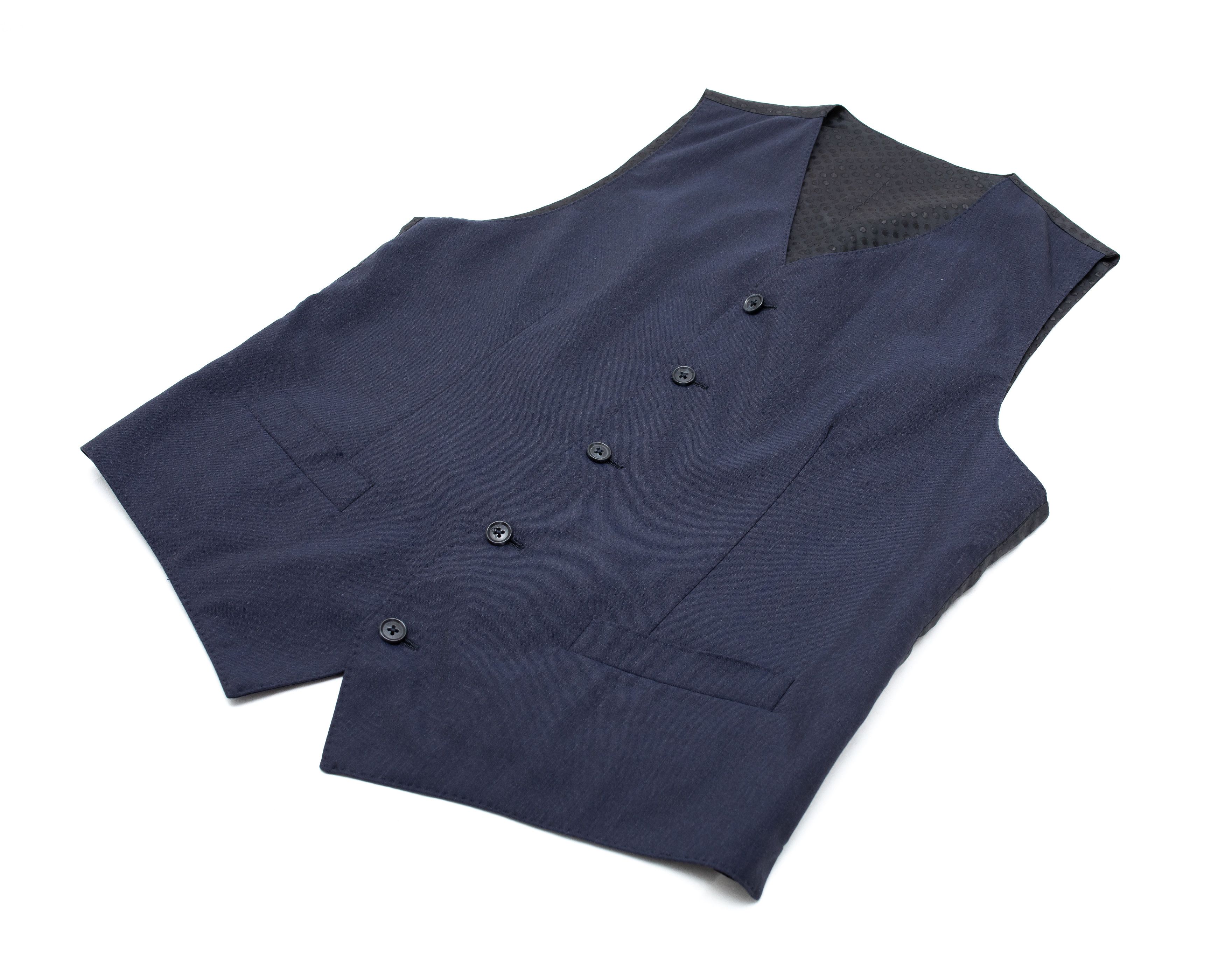 Dolce & Gabbana DOLCE & GABBANA Navy / Black Polka Dot Vest Size 38S - 2 Thumbnail