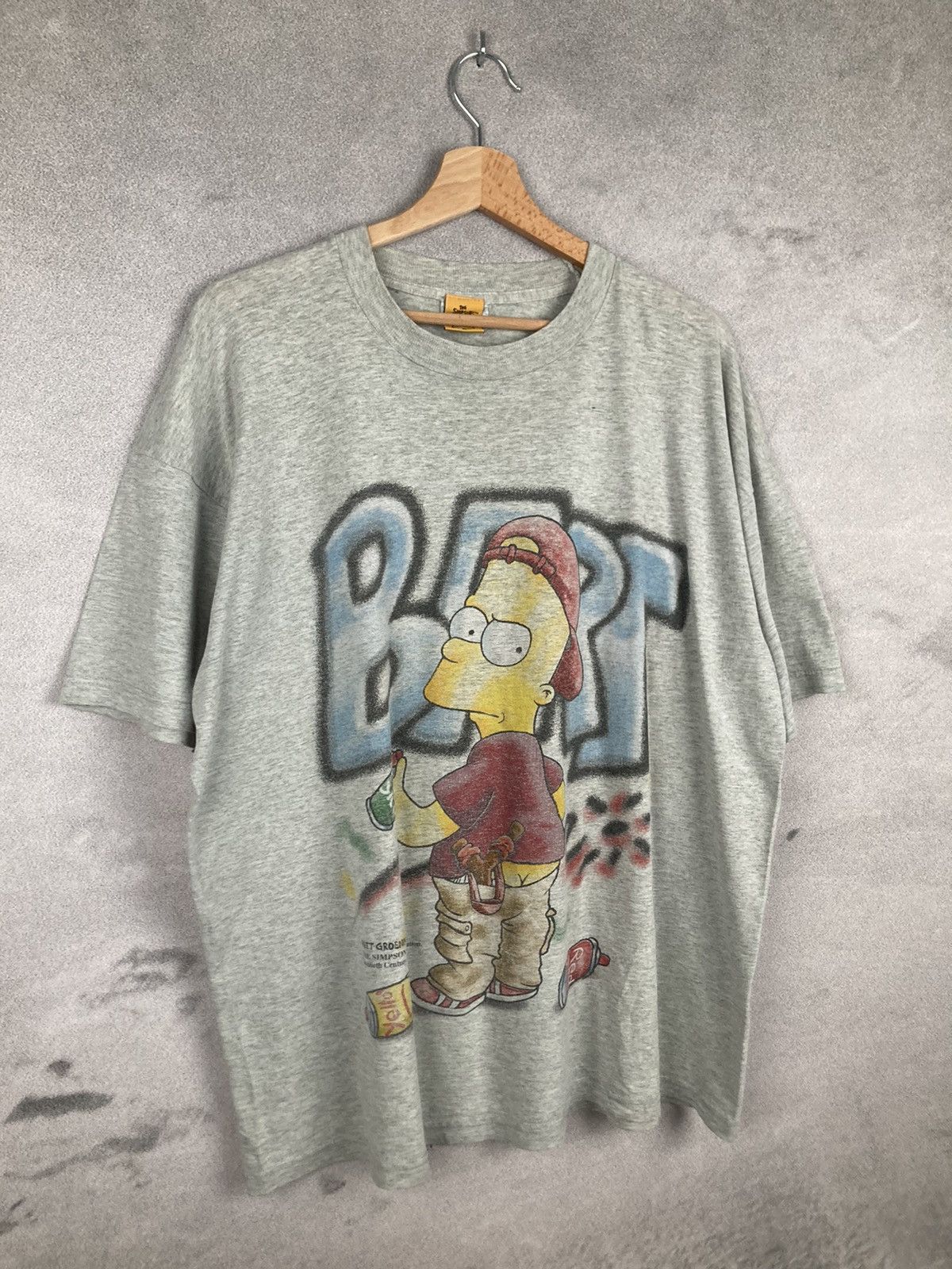 The Simpsons Vintage Bart Simpson Skateboard 1999 Graphic Movie Size US L / EU 52-54 / 3 - 4 Thumbnail