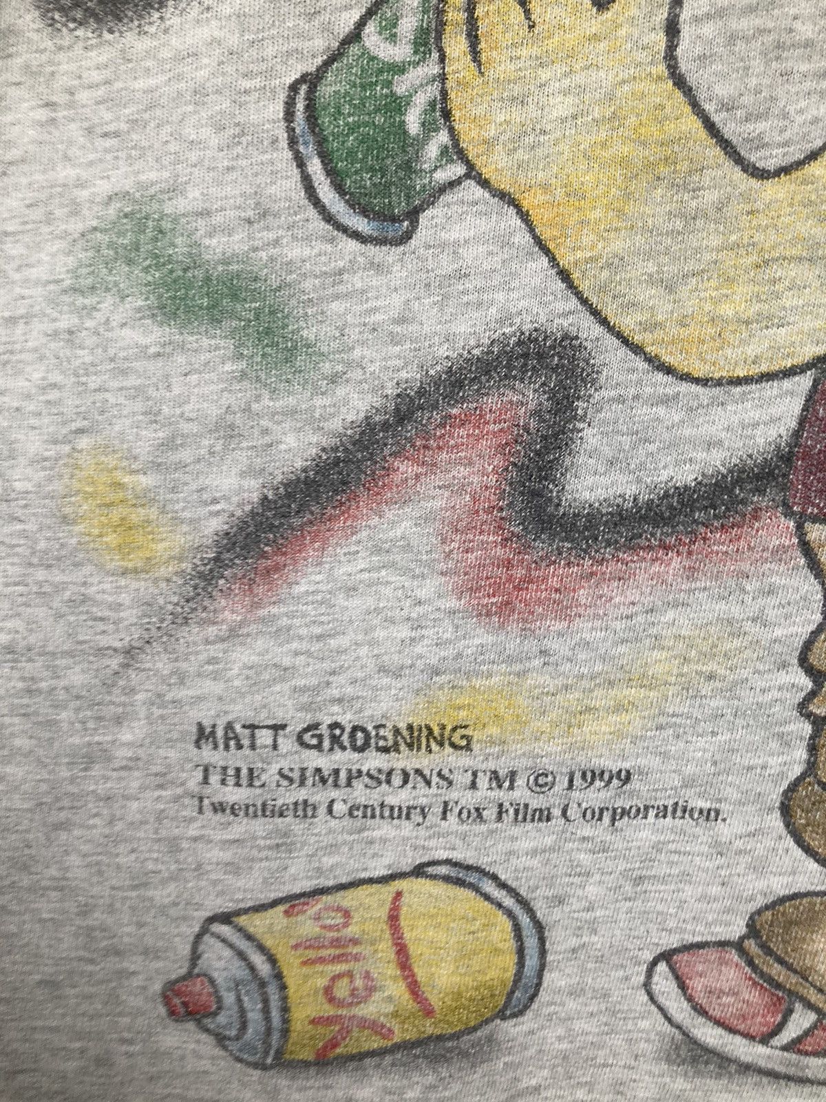 The Simpsons Vintage Bart Simpson Skateboard 1999 Graphic Movie Size US L / EU 52-54 / 3 - 5 Thumbnail