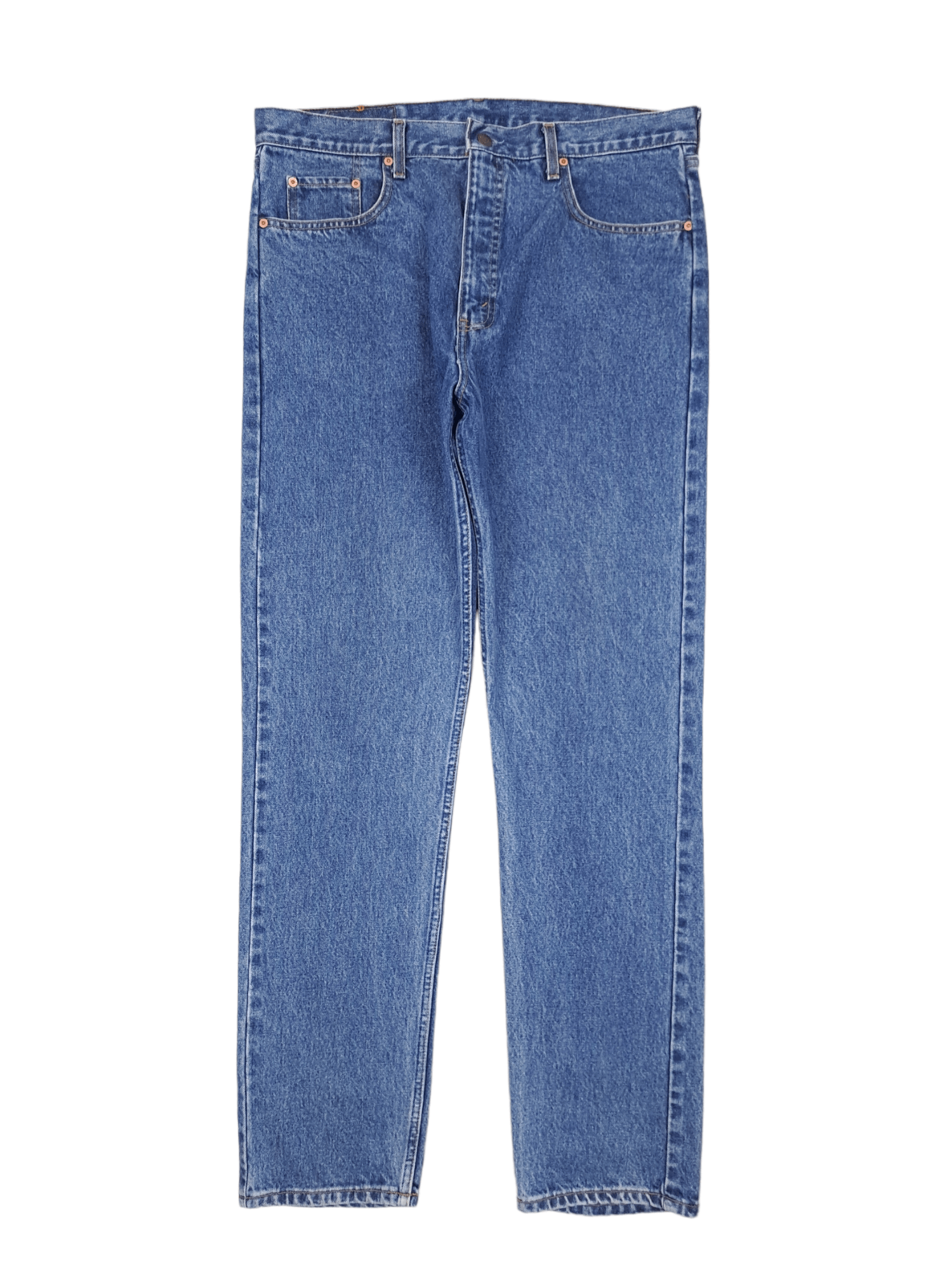Levi's × Levi's Vintage Clothing × Vintage 💎 Vintage Levi's 615 38/34 Navy Blue Denim Straight Jeans Size US 38 / EU 54 - 1 Thumbnail