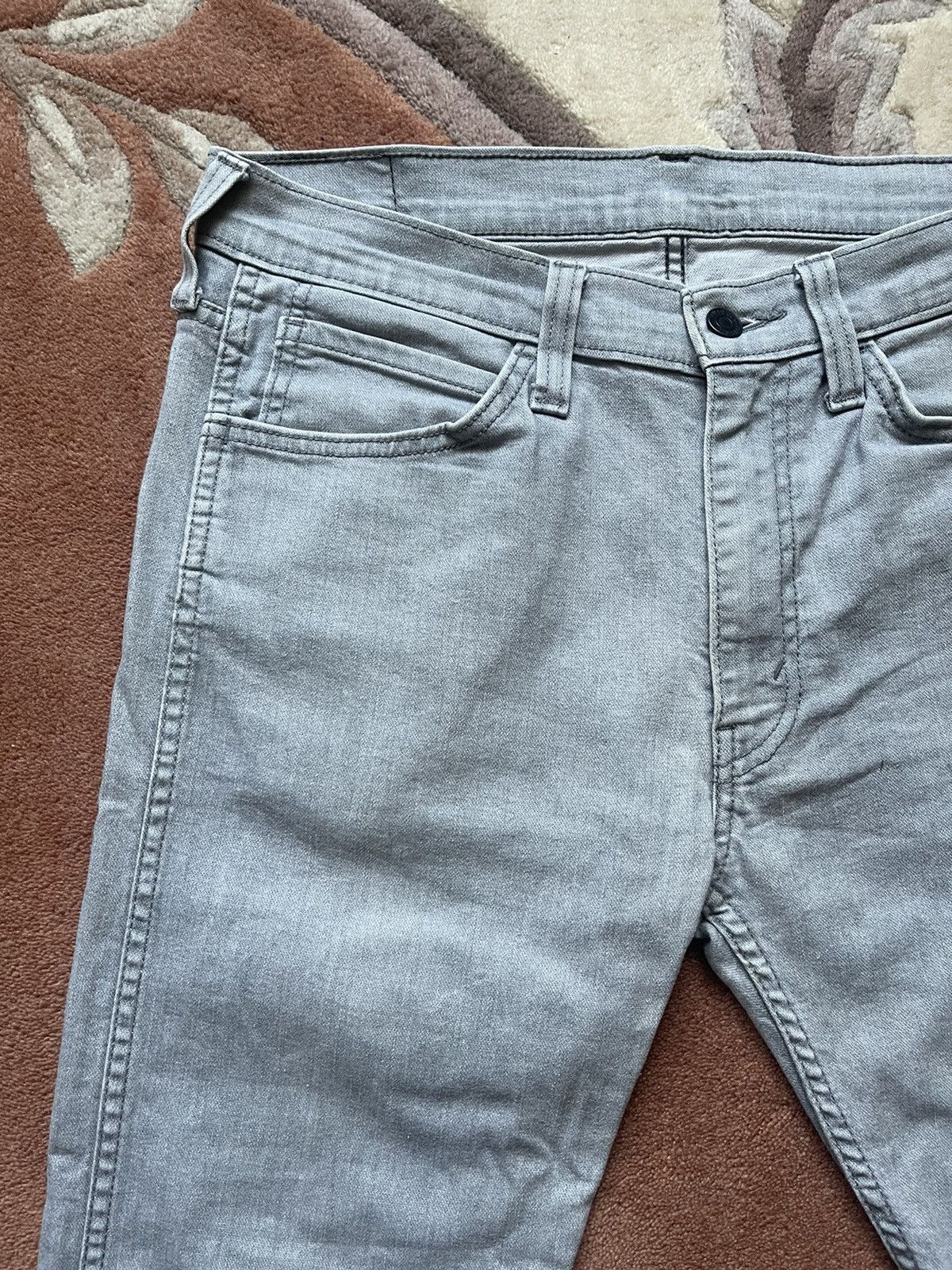 Levi's Levi’s Gray Denim Jeans Black Tab Size US 34 / EU 50 - 6 Thumbnail