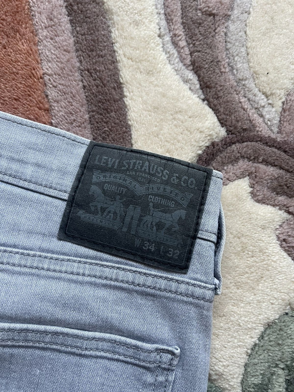 Levi's Levi’s Gray Denim Jeans Black Tab Size US 34 / EU 50 - 18 Thumbnail