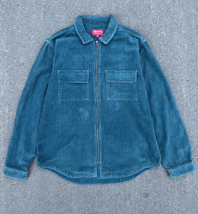 Supreme Supreme F/w 17' Corduroy Zip Up Shirt | Grailed