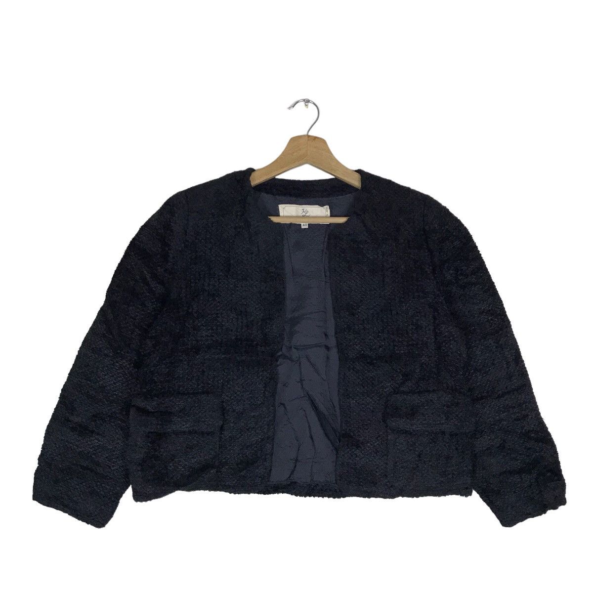 Vintage Karl Lagerfeld Japan Cropped Top Cardigan Jacket