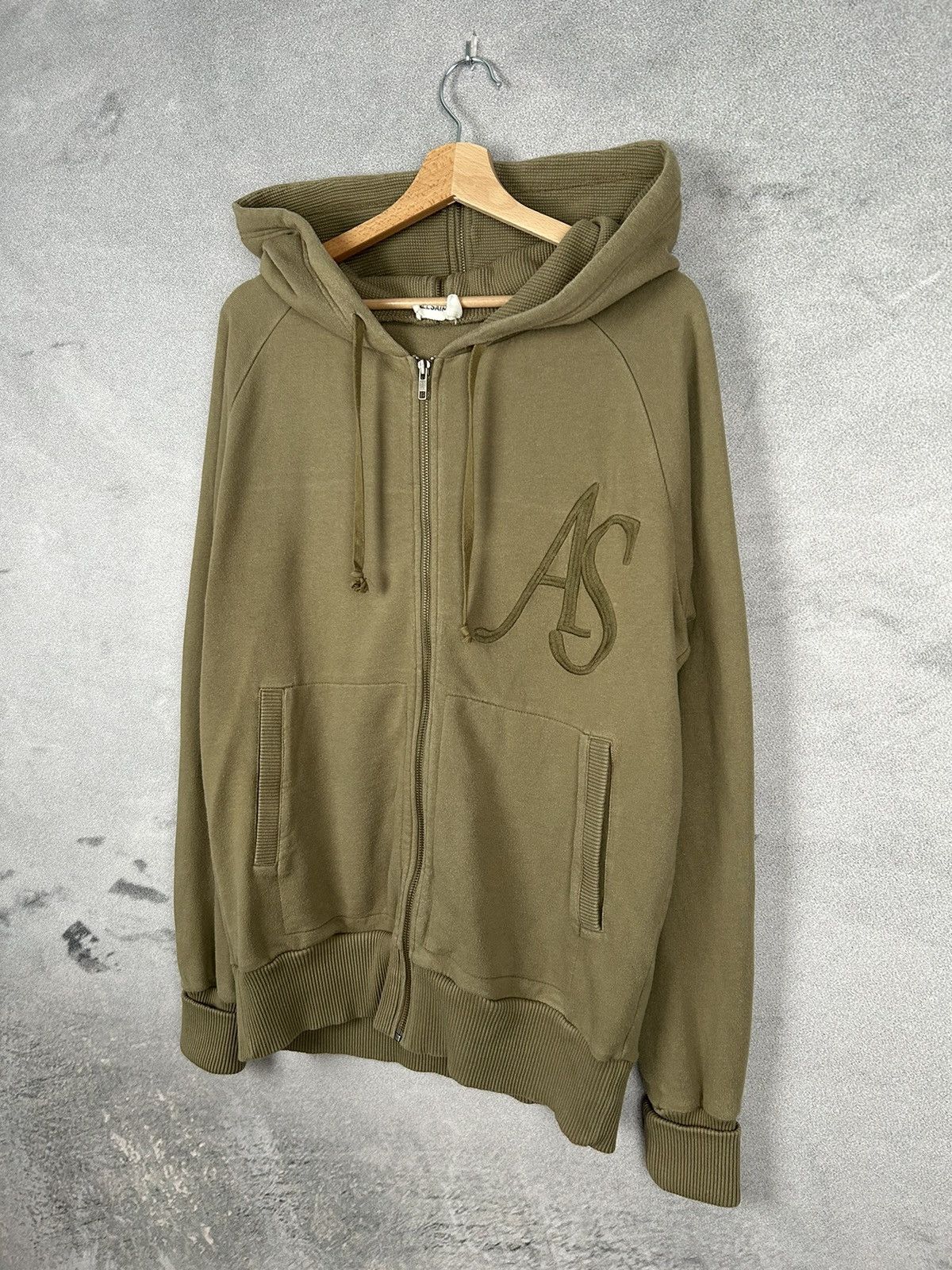 Allsaints Vintage Allsaints 00s Y2K Zip Hoodie Rare Streetwear Size US M / EU 48-50 / 2 - 2 Thumbnail