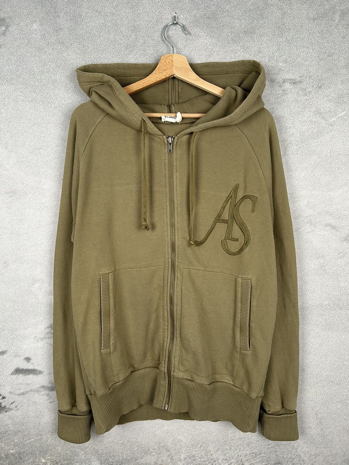 Allsaints Vintage Allsaints 00s Y2K Zip Hoodie Rare Streetwear Size US M / EU 48-50 / 2 - 1 Thumbnail