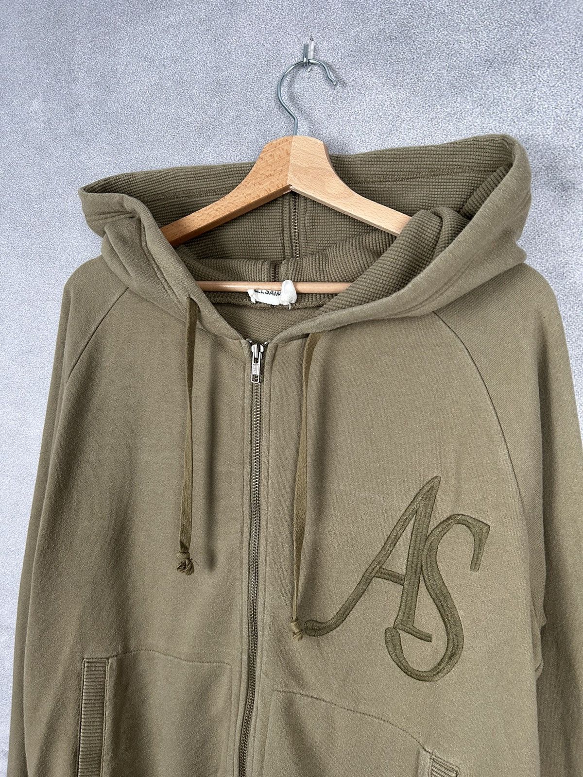 Allsaints Vintage Allsaints 00s Y2K Zip Hoodie Rare Streetwear Size US M / EU 48-50 / 2 - 4 Thumbnail