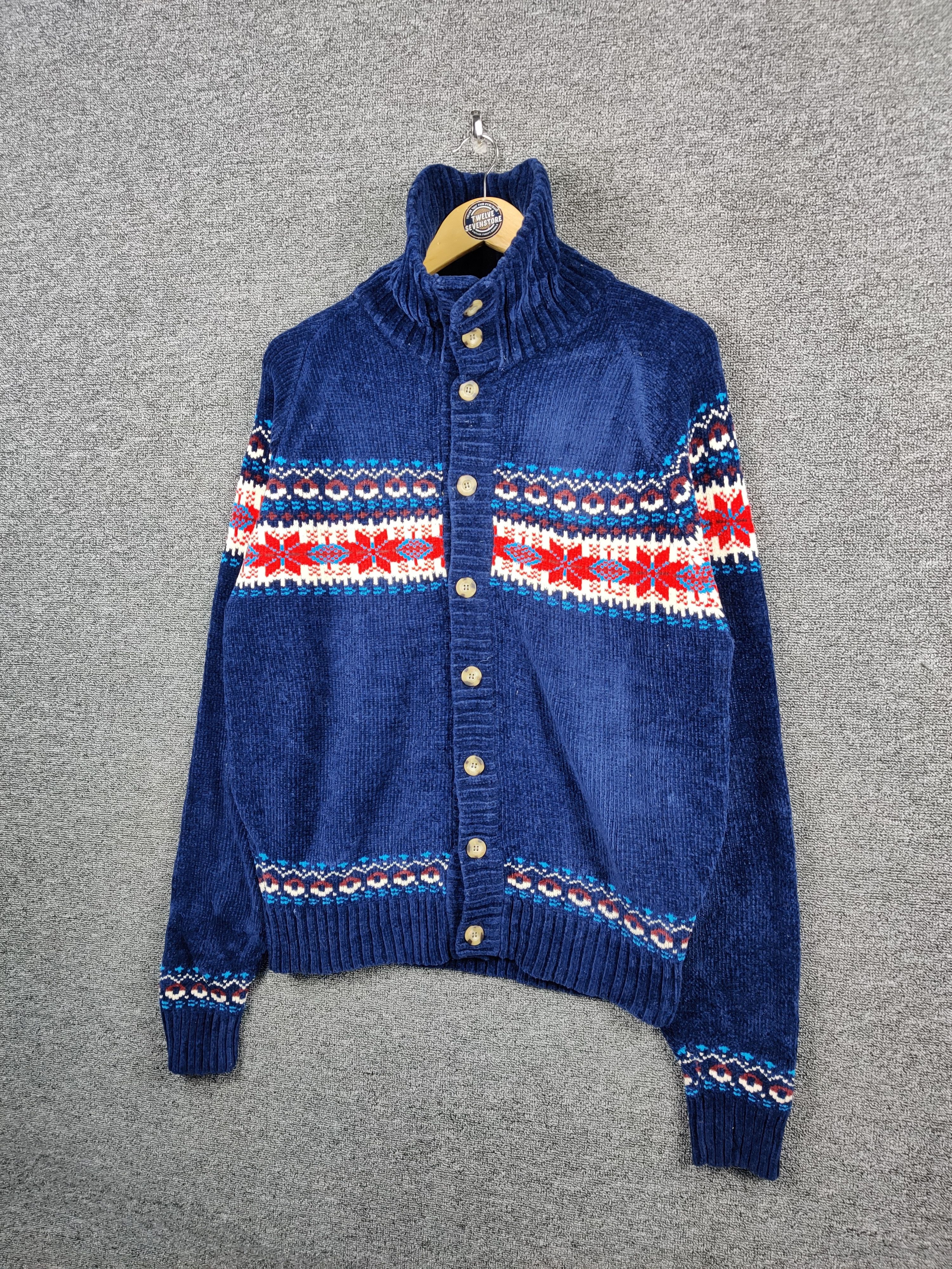 Aran Isles Knitwear Vintage Japanese Brand Ted Walker Knit Sweater Navajo Size US M / EU 48-50 / 2 - 2 Thumbnail