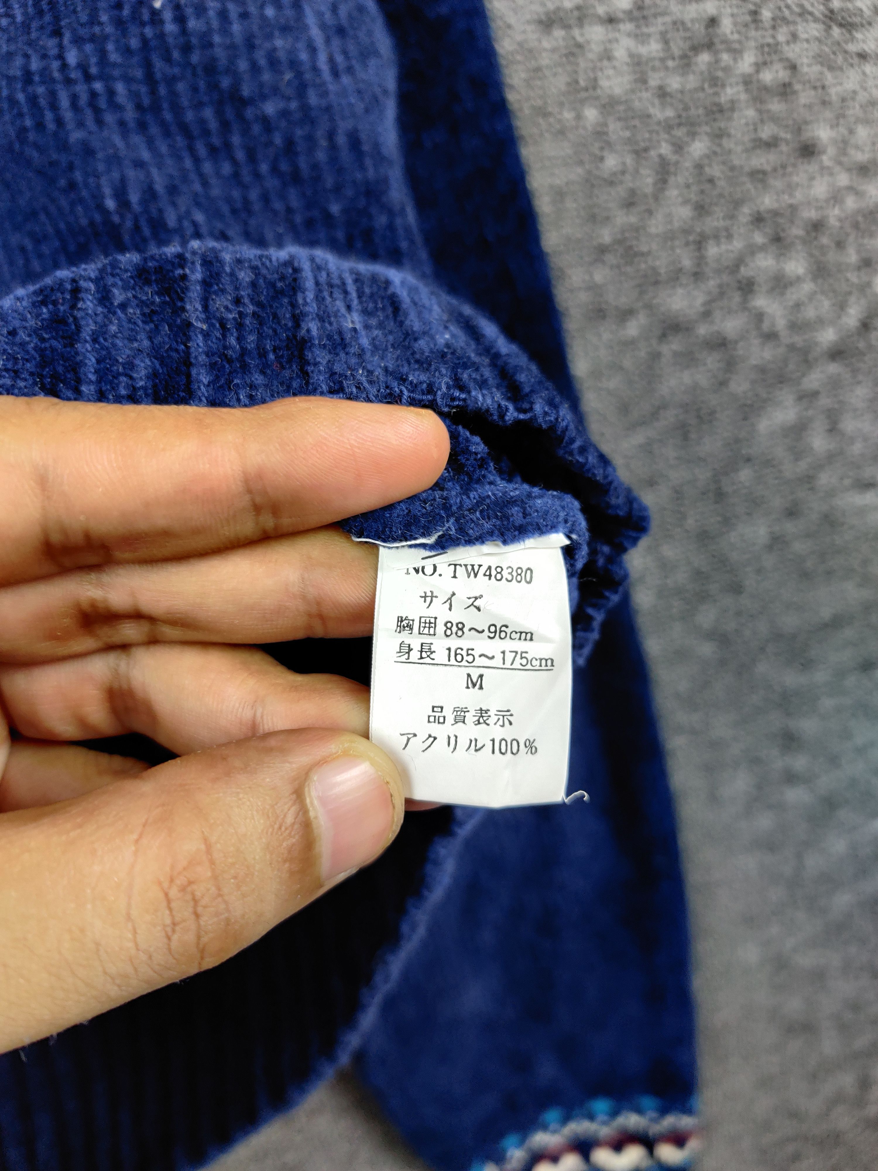 Aran Isles Knitwear Vintage Japanese Brand Ted Walker Knit Sweater Navajo Size US M / EU 48-50 / 2 - 7 Thumbnail