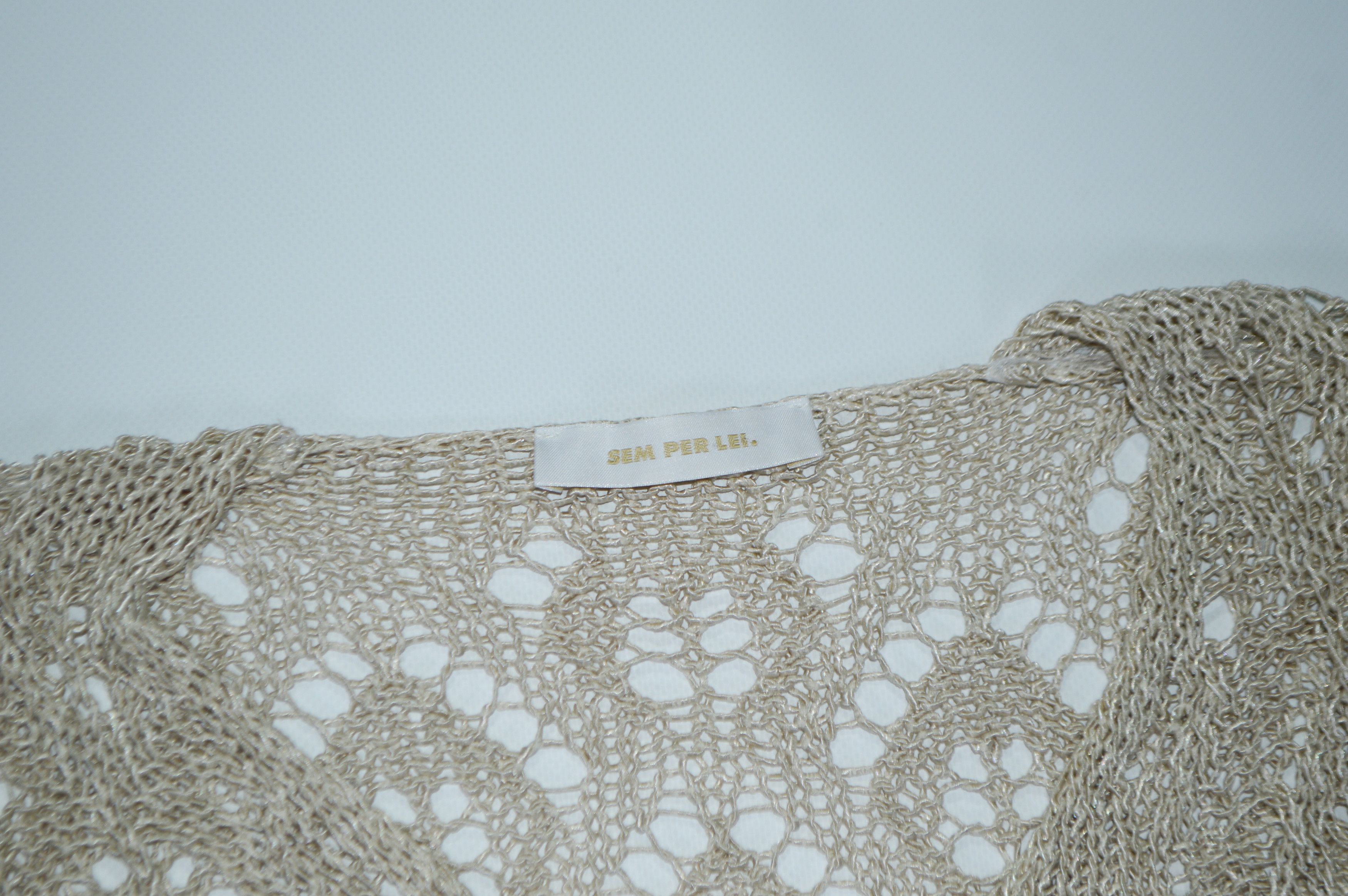 Other Sem Per Lei Viscose V-Neck Knit Sweater Size L Size L / US 10 / IT 46 - 3 Thumbnail