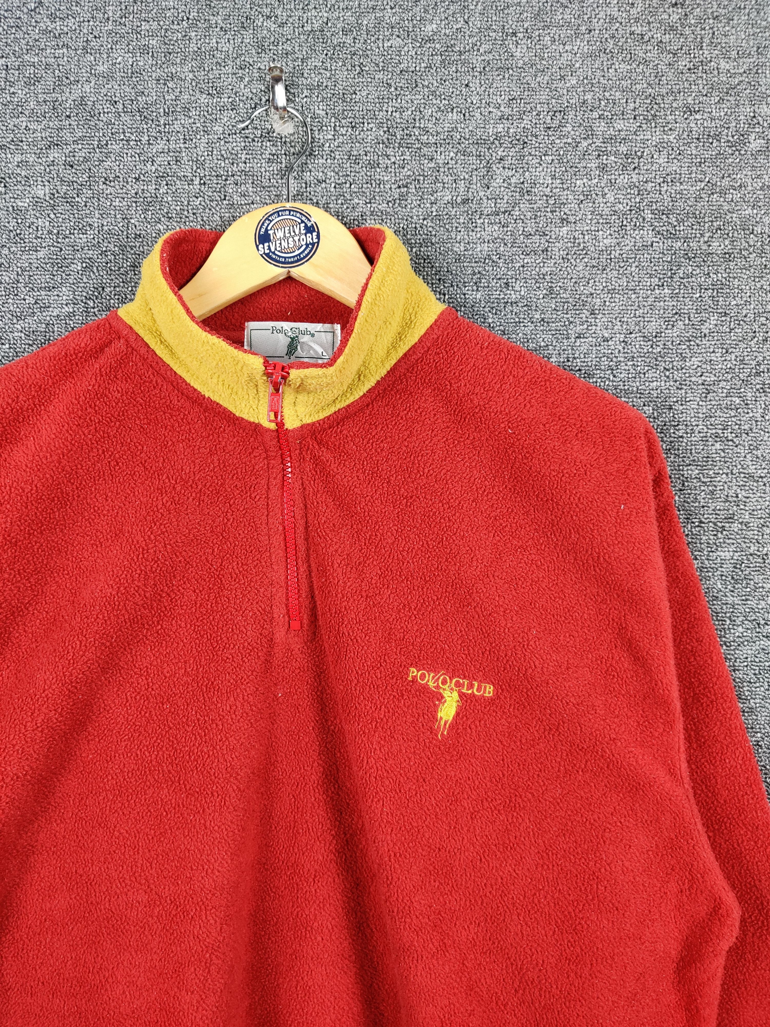 Beverly Hills Polo Club Vintage Polo Club Fleece Half Zipper Sweatshirt Size US L / EU 52-54 / 3 - 4 Thumbnail