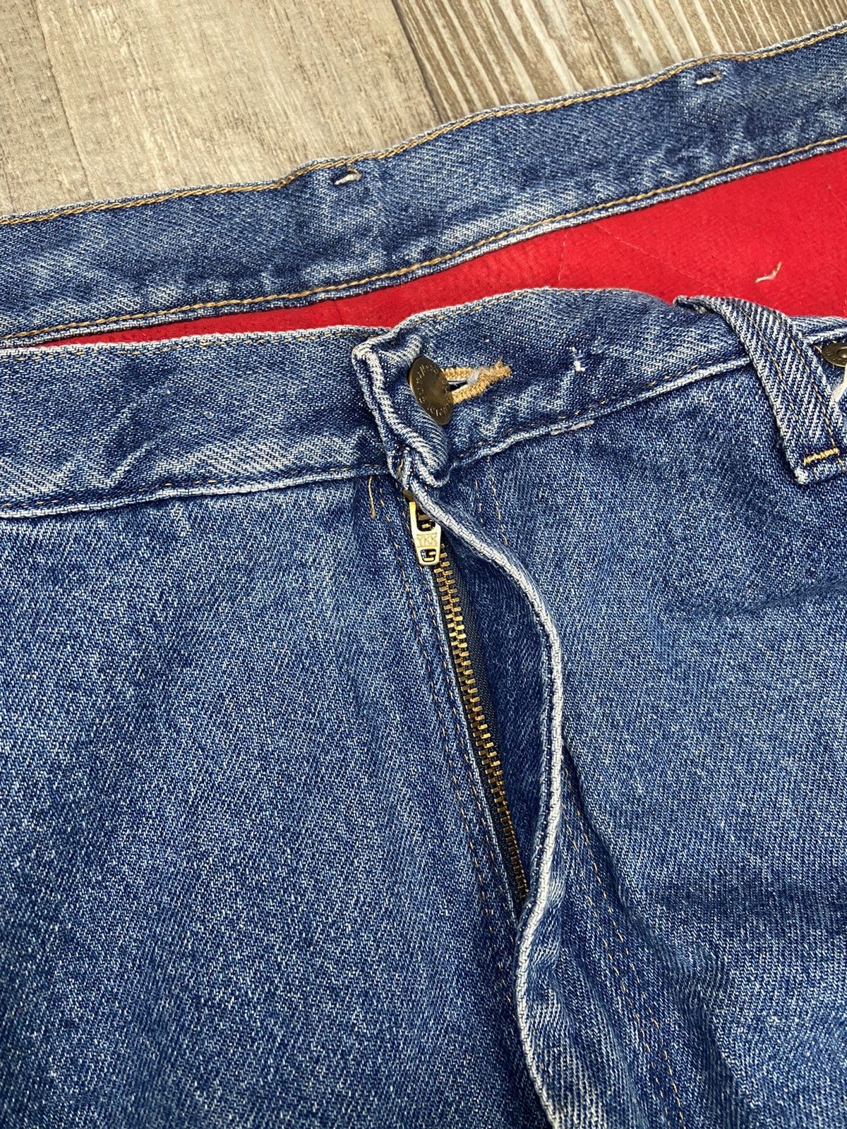 Vintage Cool Vintage Y2K Wrangler Insulated Blue Jeans 38x32 USA Size US 38 / EU 54 - 5 Thumbnail
