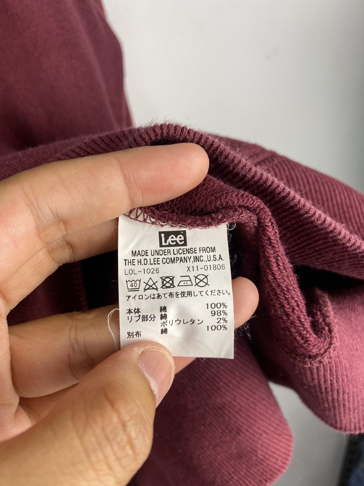 Lee × Vintage Vintage lee union denim pocket pullover hoodie Size US M / EU 48-50 / 2 - 6 Thumbnail
