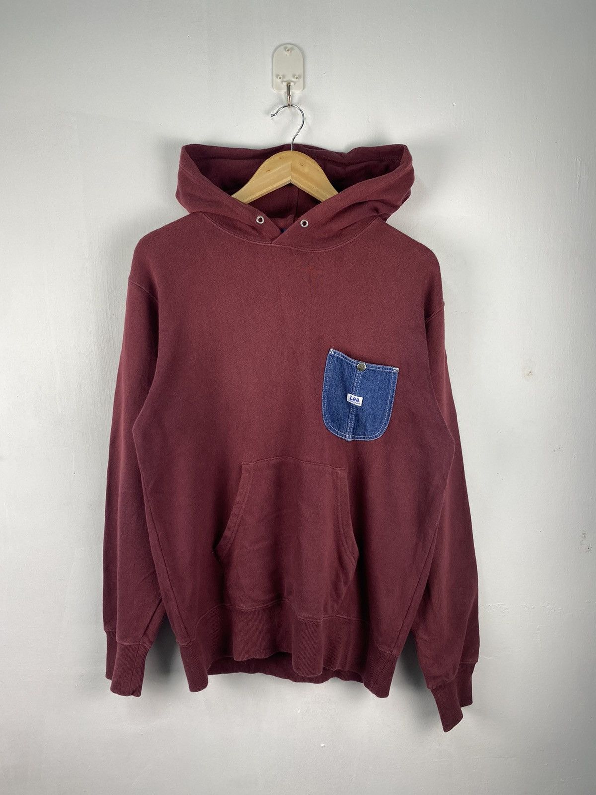 Lee × Vintage Vintage lee union denim pocket pullover hoodie Size US M / EU 48-50 / 2 - 1 Thumbnail