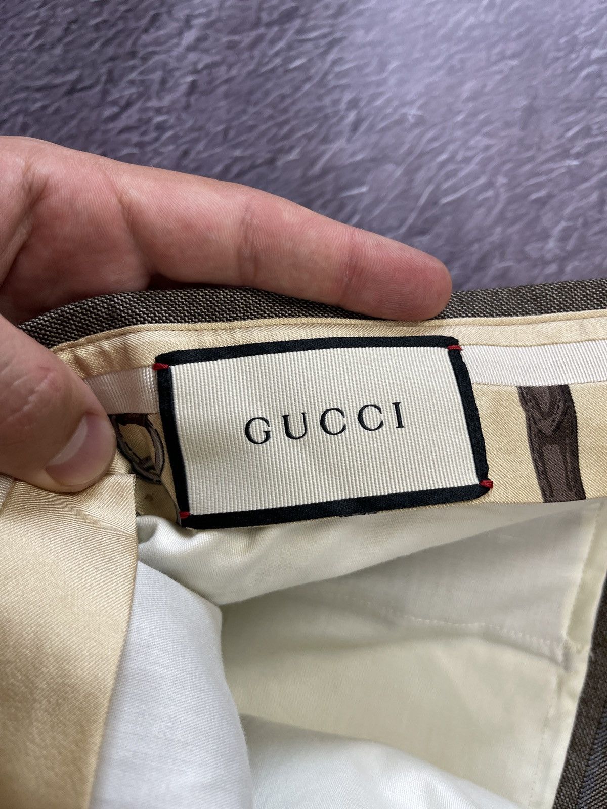 Gucci Gucci striped wool formal pants trousers casual RRP 1000$ Size 44R - 14 Thumbnail