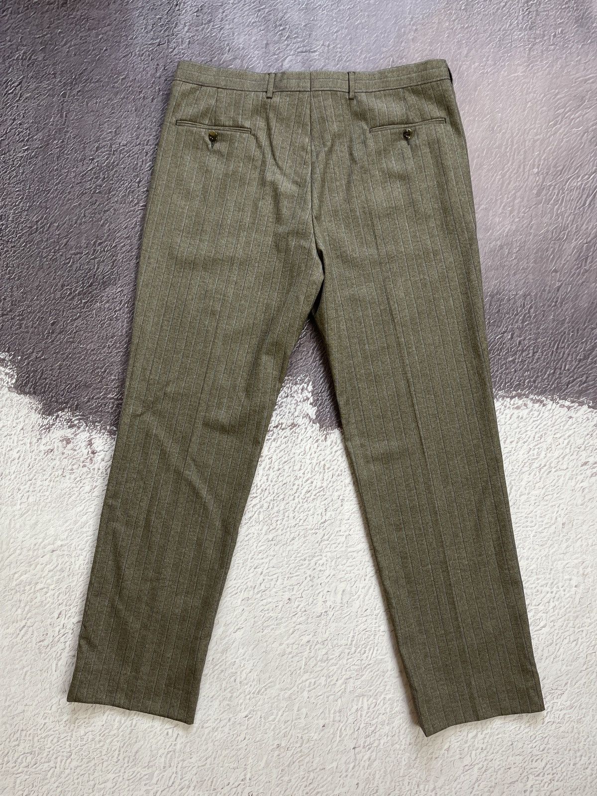 Gucci Gucci striped wool formal pants trousers casual RRP 1000$ Size 44R - 17 Thumbnail