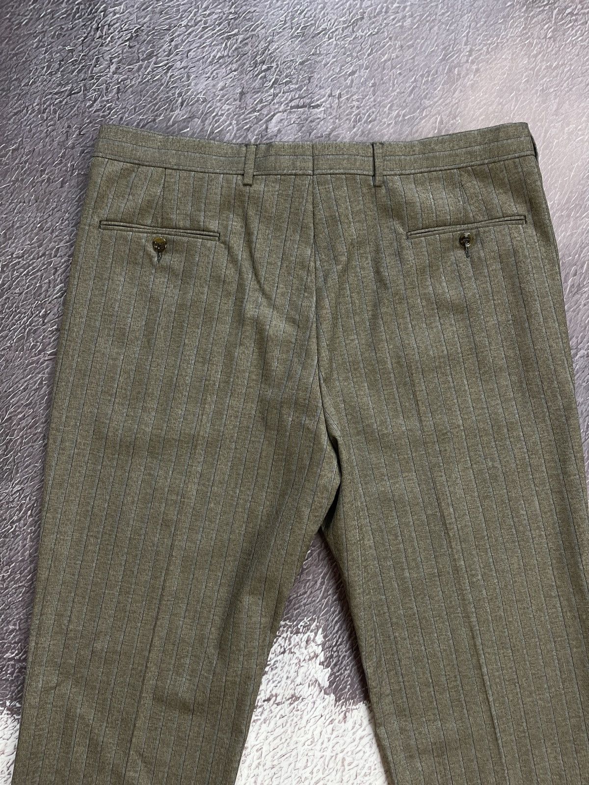 Gucci Gucci striped wool formal pants trousers casual RRP 1000$ Size 44R - 20 Thumbnail