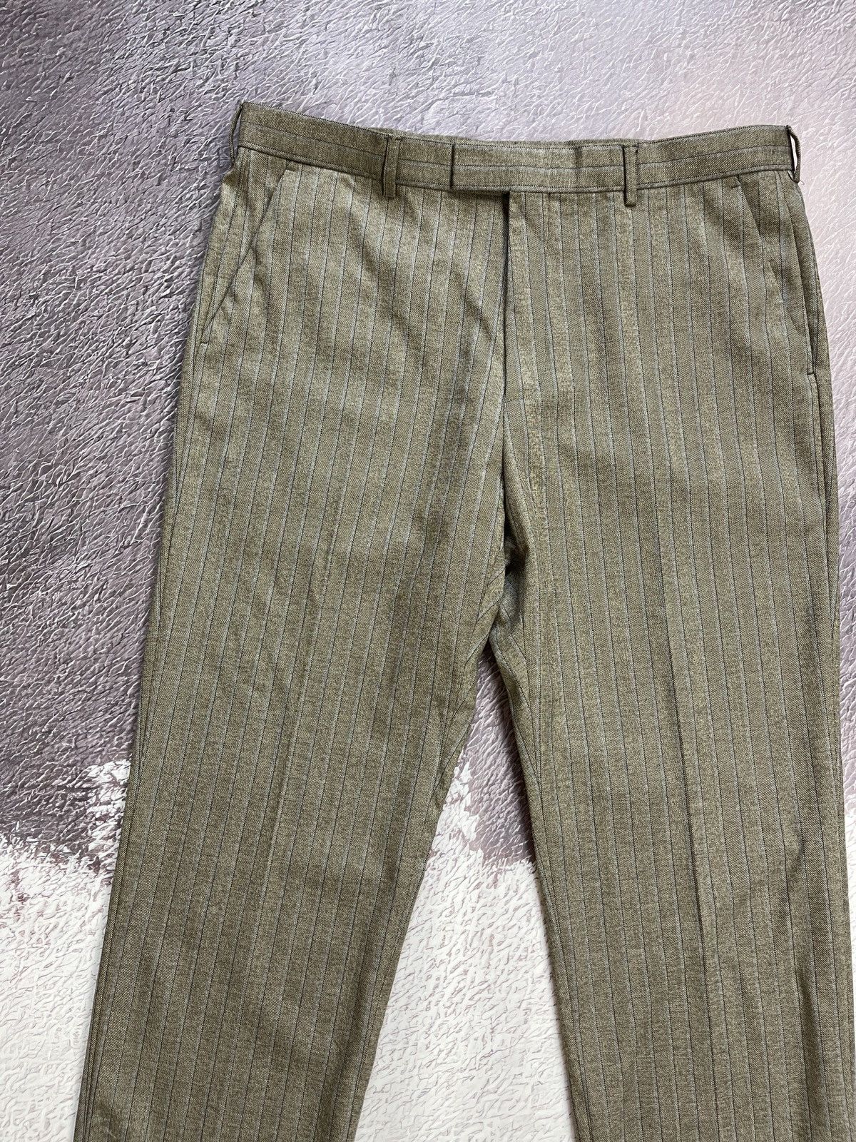 Gucci Gucci striped wool formal pants trousers casual RRP 1000$ Size 44R - 6 Thumbnail