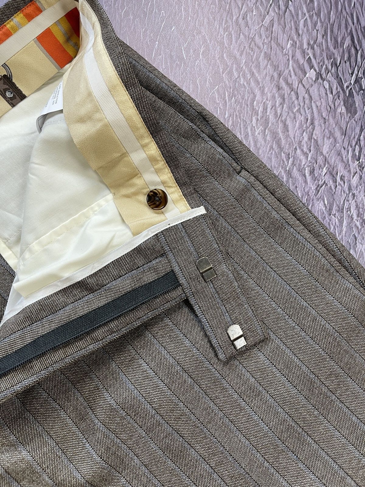 Gucci Gucci striped wool formal pants trousers casual RRP 1000$ Size 44R - 10 Thumbnail