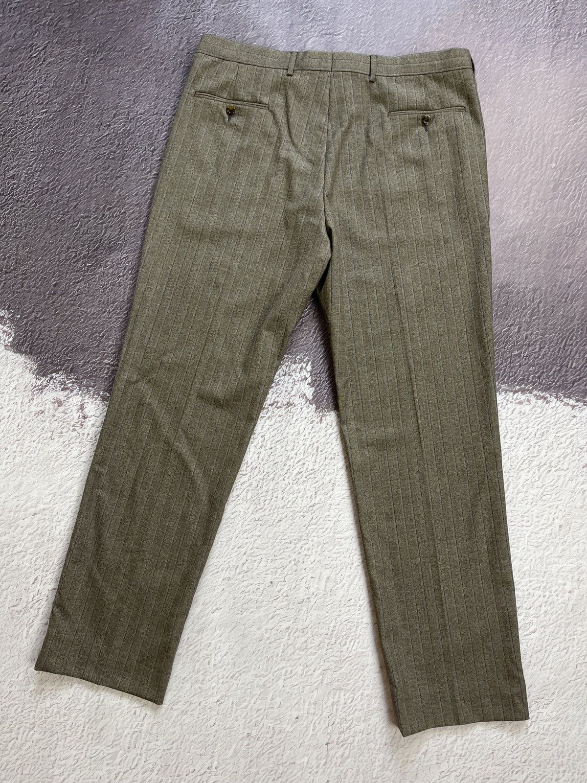 Gucci Gucci striped wool formal pants trousers casual RRP 1000$ Size 44R - 18 Thumbnail