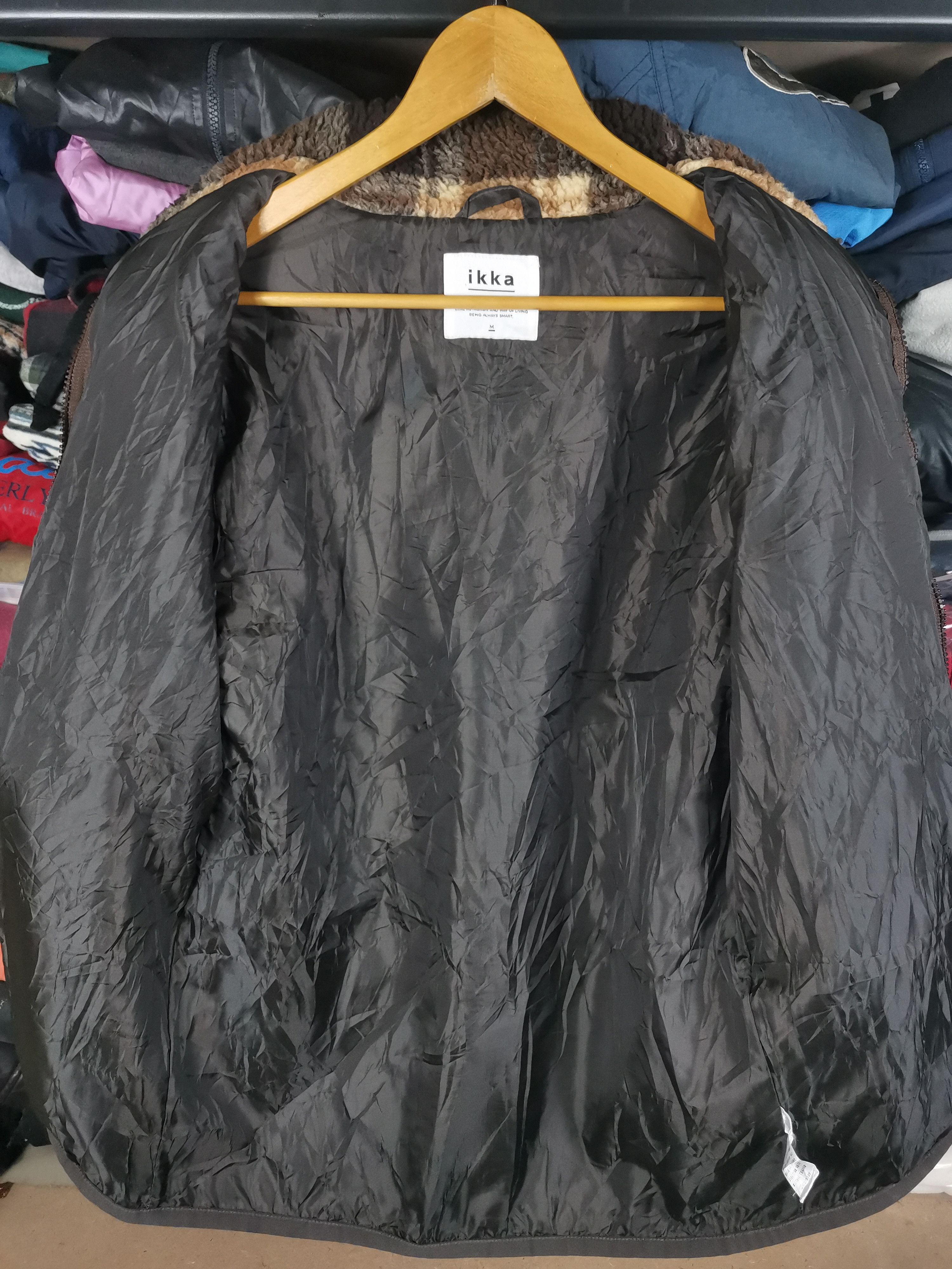 Japanese Brand Vintage Japanese Brand Ikka Deep Pile Sherpa Jacket Size US M / EU 48-50 / 2 - 3 Thumbnail