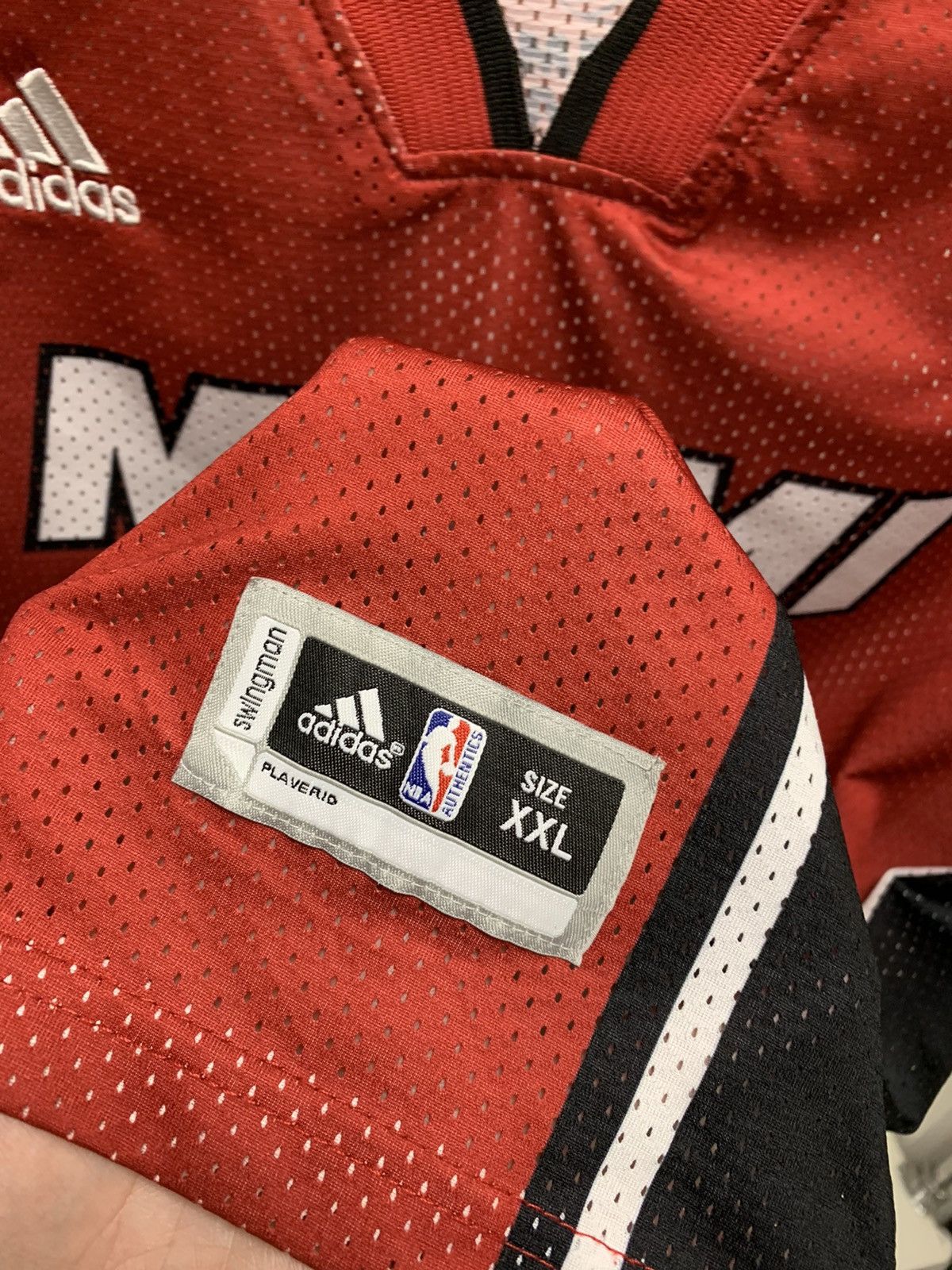 NBA Bosh 1 Adidas Nba jersey Miami heat xxl 2xl Lebrun James Size US XXL / EU 58 / 5 - 5 Thumbnail