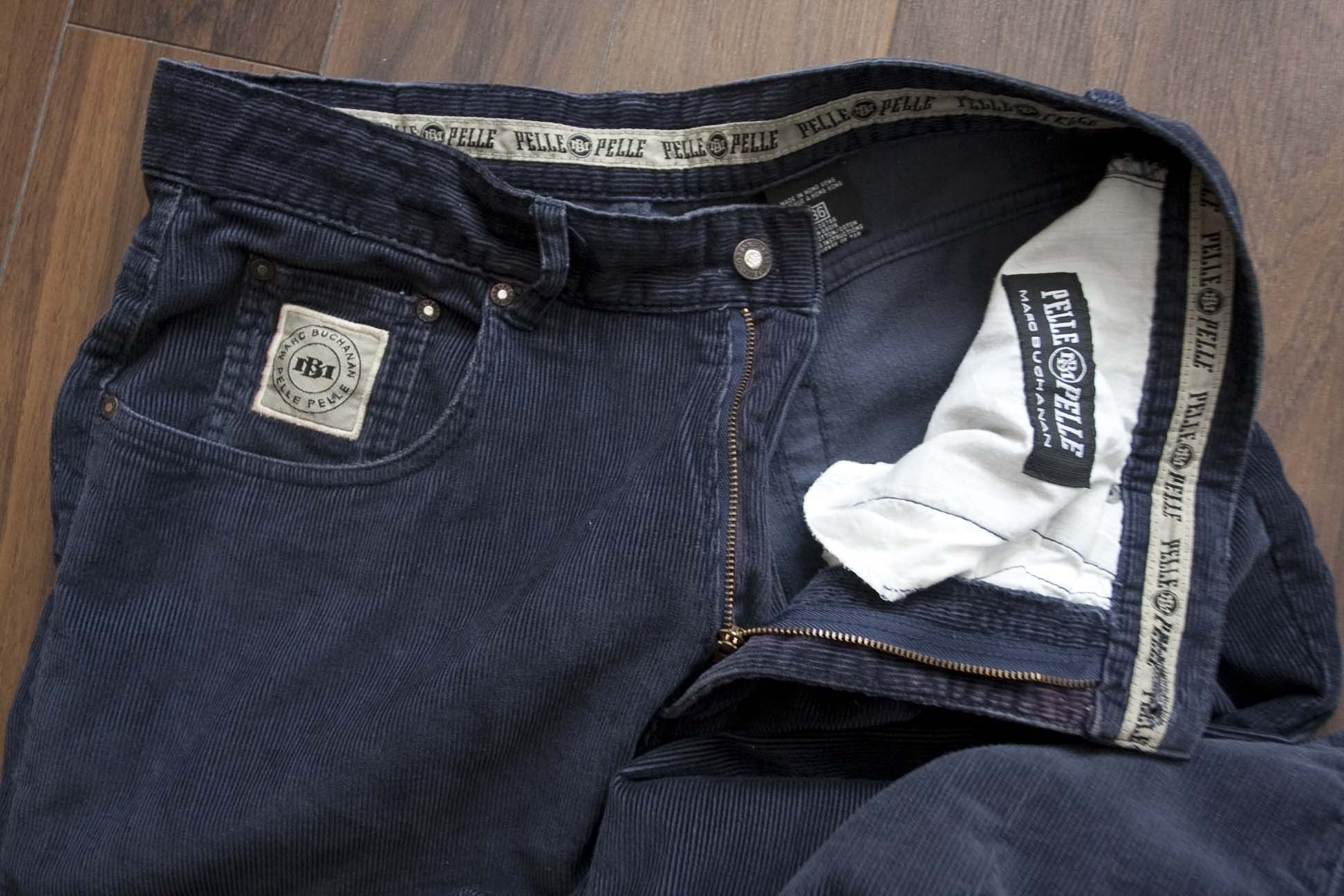 Pelle Pelle Pelle Pelle Marc Buchanan Pants Corduroy Size 34x33.5 Size US 34 / EU 50 - 4 Thumbnail