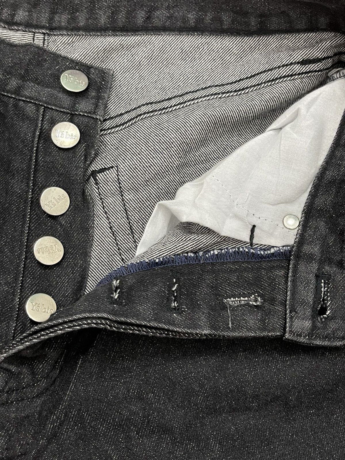 Yohji Yamamoto GRAILED🔥OG Yohji Yamamoto Y’s Bis Denim Jeans Size US 29 - 3 Thumbnail