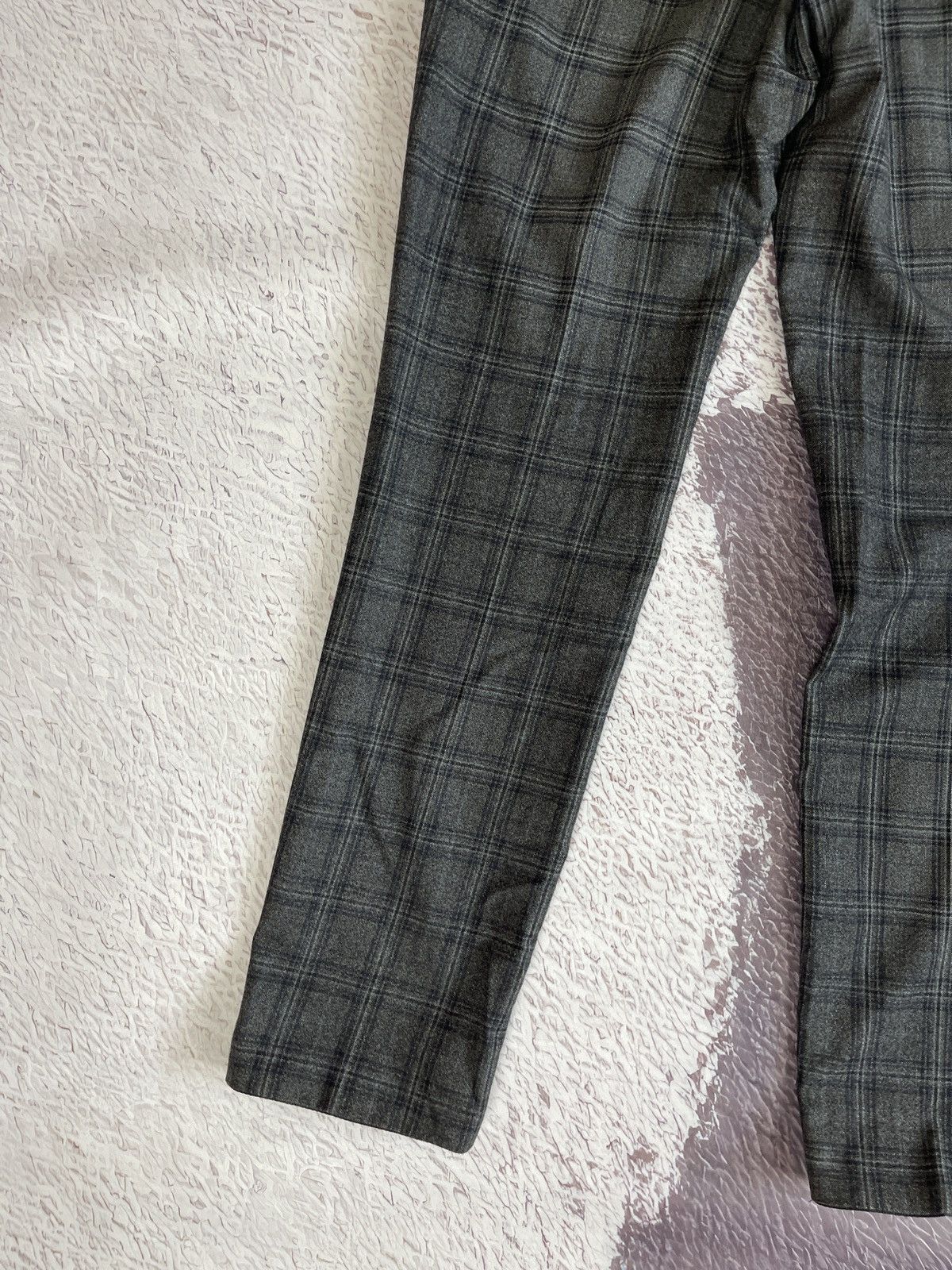 Tagliatore Tagliatore wool grey checkered classic pants casual Size 38R - 13 Thumbnail
