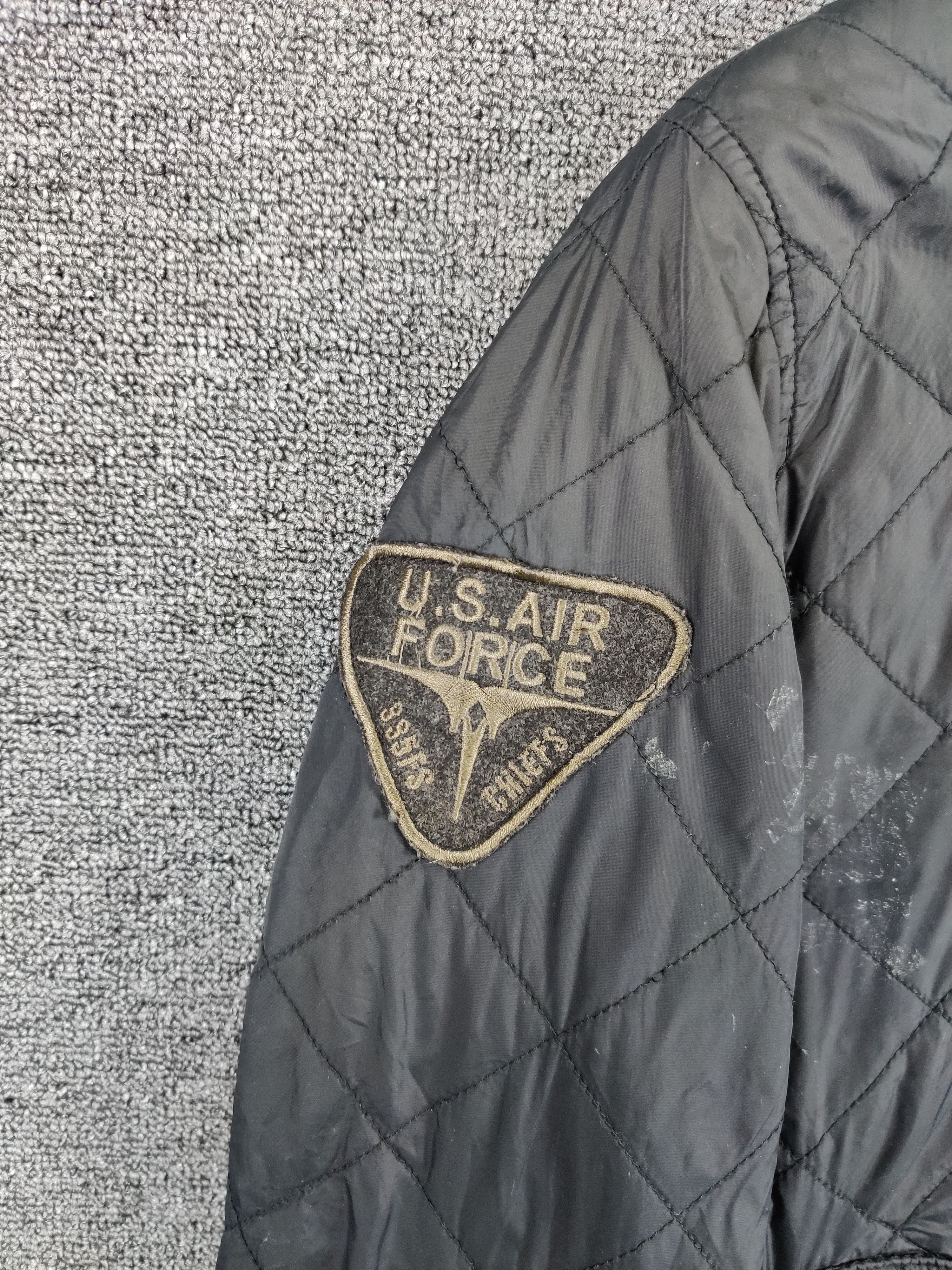 Japanese Brand Vintage Back Number Air Force Quilted Jacket Size US M / EU 48-50 / 2 - 6 Thumbnail