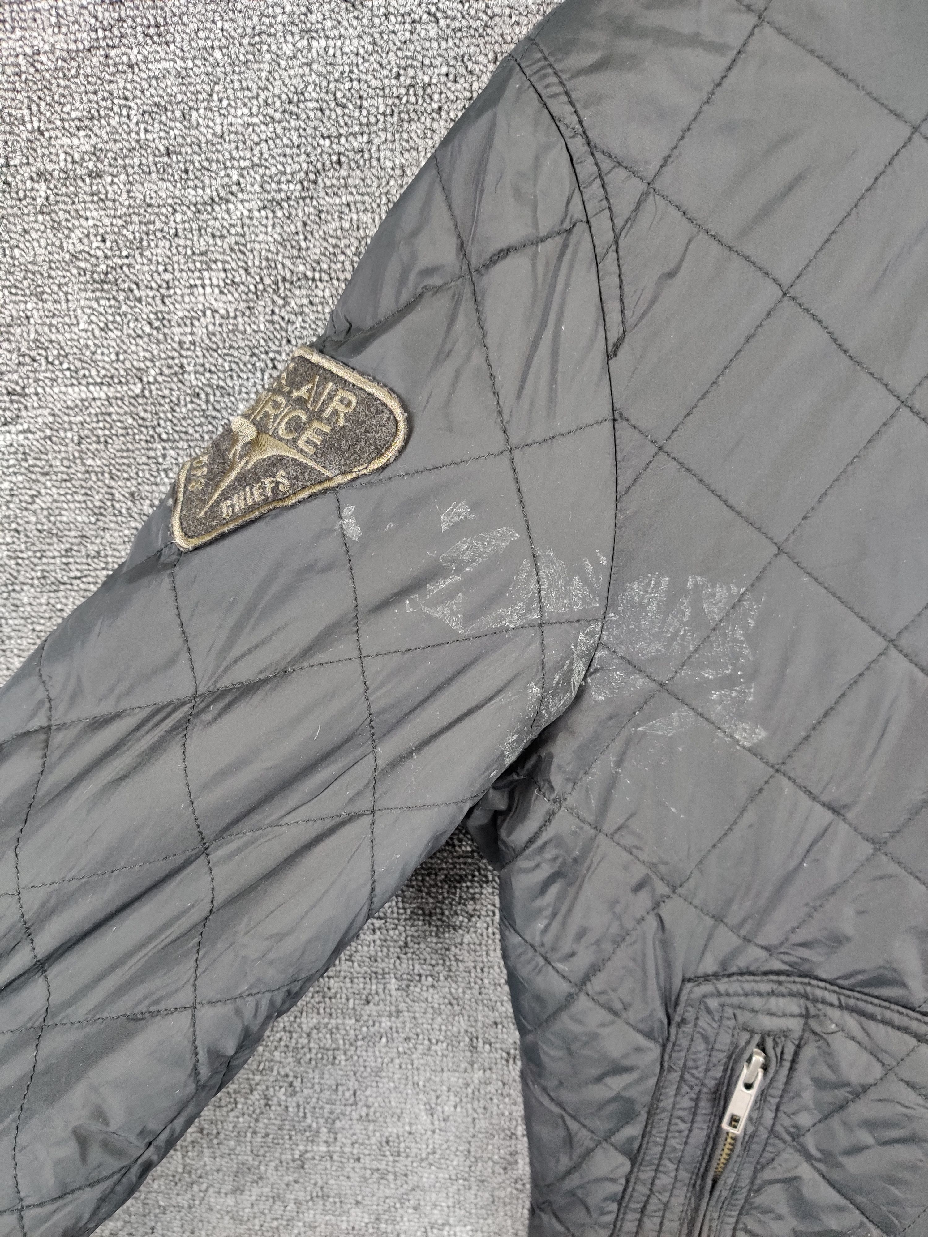 Japanese Brand Vintage Back Number Air Force Quilted Jacket Size US M / EU 48-50 / 2 - 7 Thumbnail