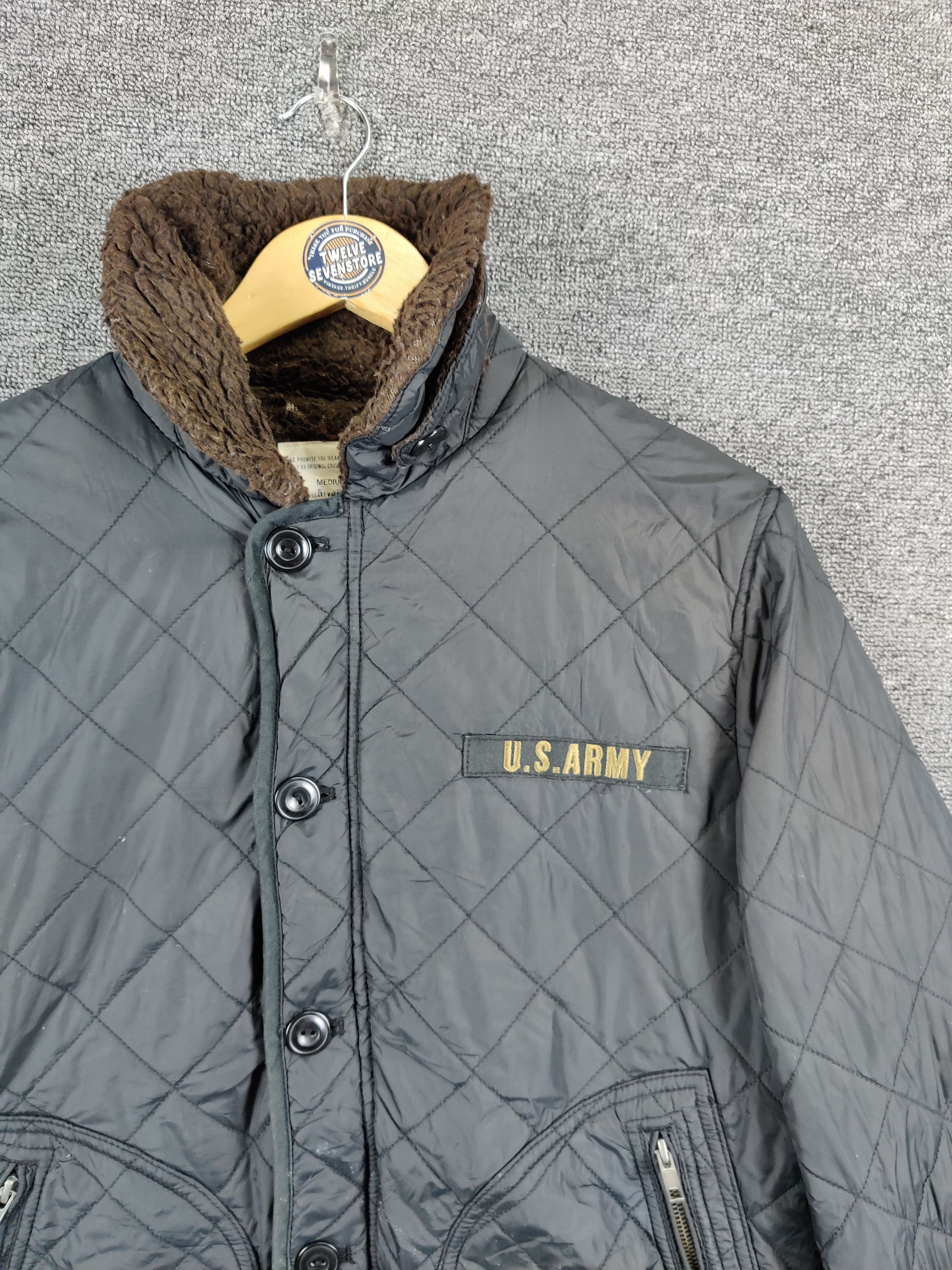 Japanese Brand Vintage Back Number Air Force Quilted Jacket Size US M / EU 48-50 / 2 - 5 Thumbnail